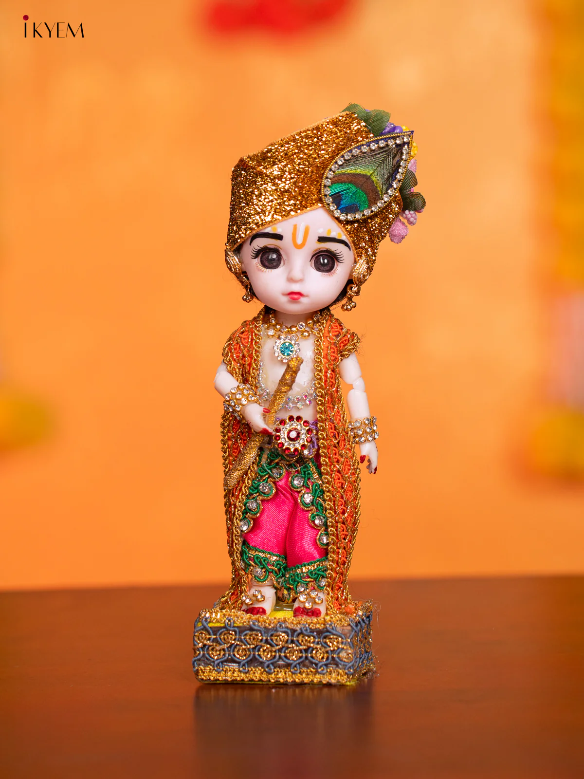 Krishna- Golu Display Doll - 7.5 Inches - KI09140