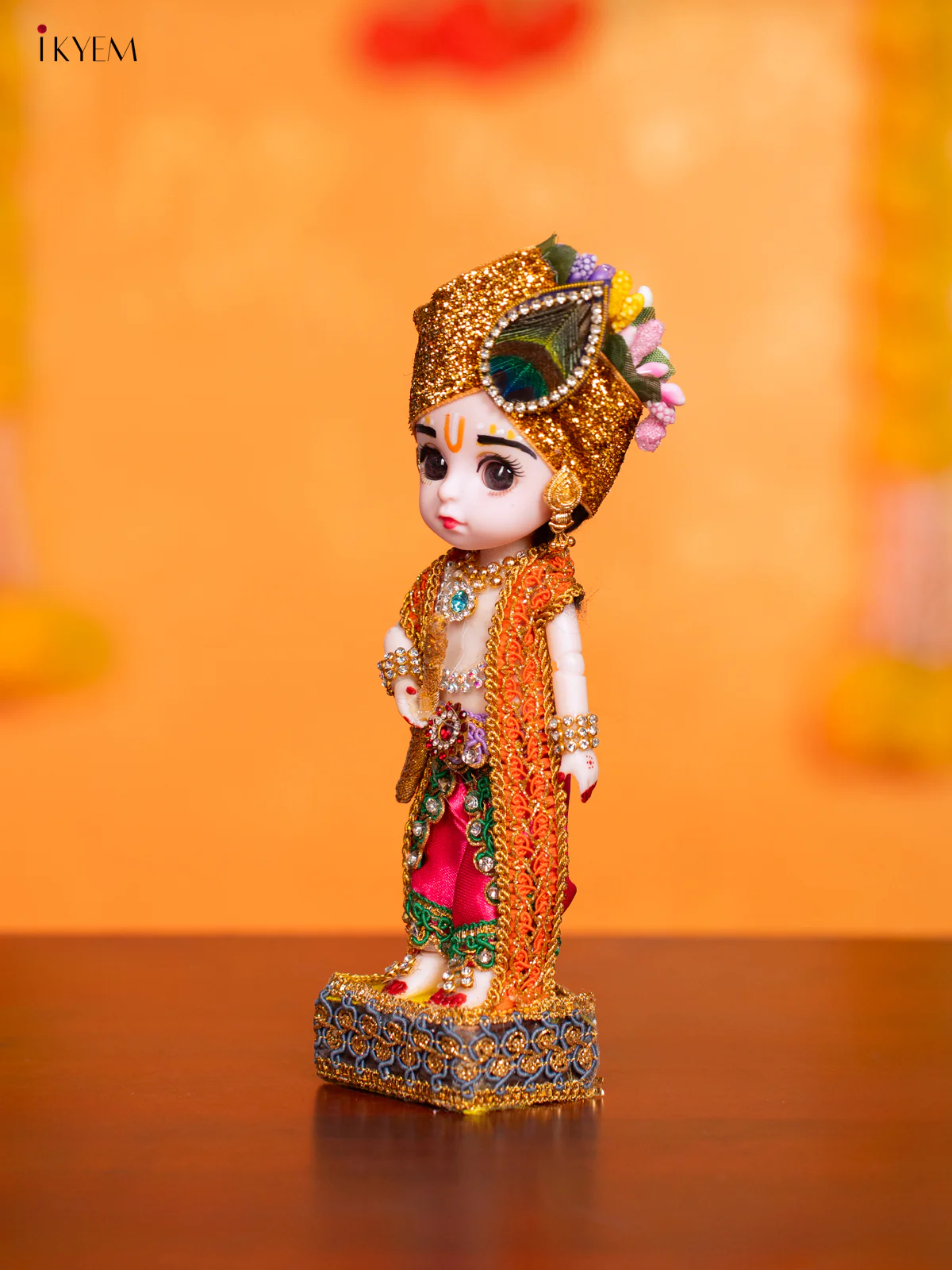 Krishna- Golu Display Doll - 7.5 Inches - KI09140 - Image 3