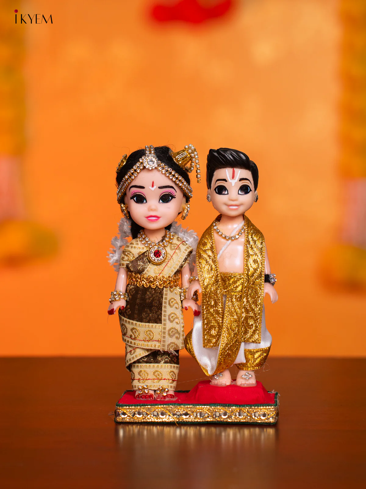 Iyengar Couple - Golu Display Doll - 7 Inches - KI09143