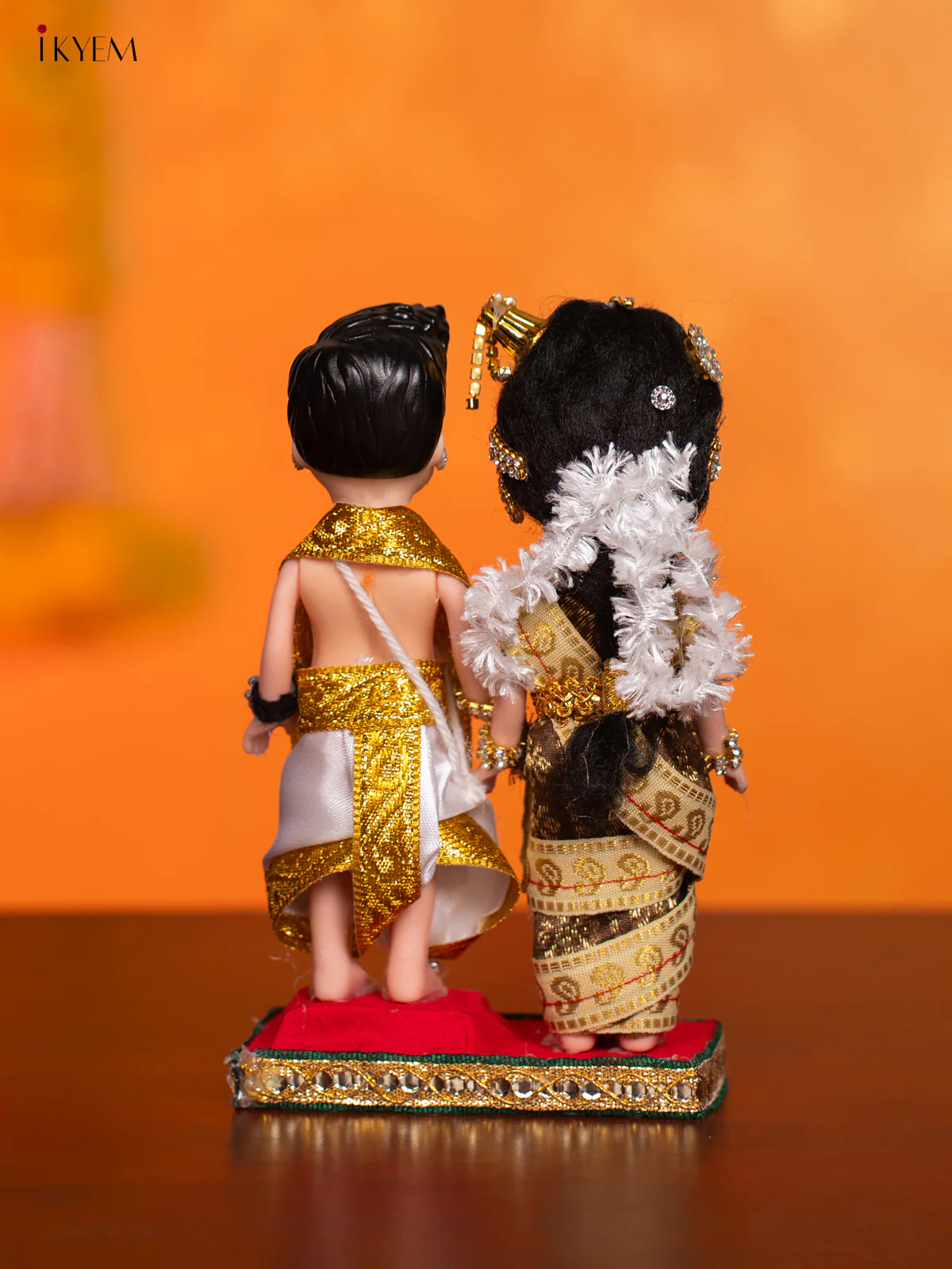Iyengar Couple - Golu Display Doll - 7 Inches - KI09143 - Image 4