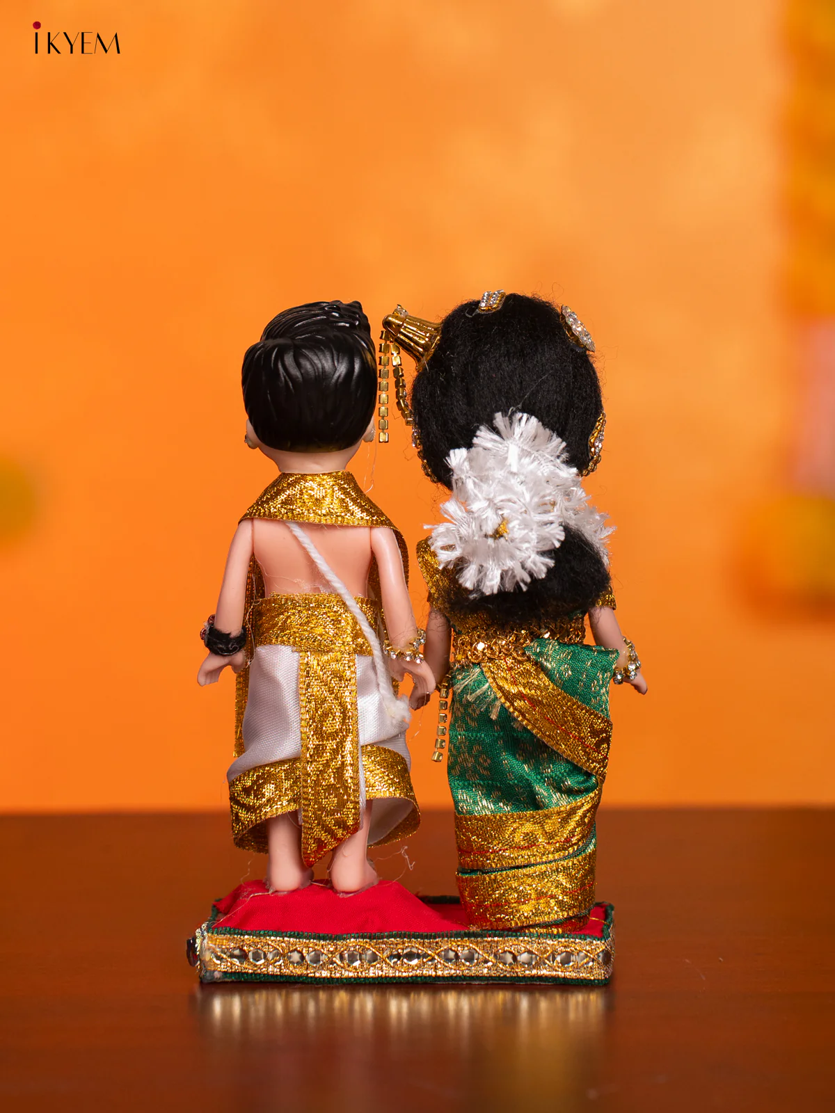 Iyengar Couple - Golu Display Doll - 7 Inches - KI09144 - Image 4