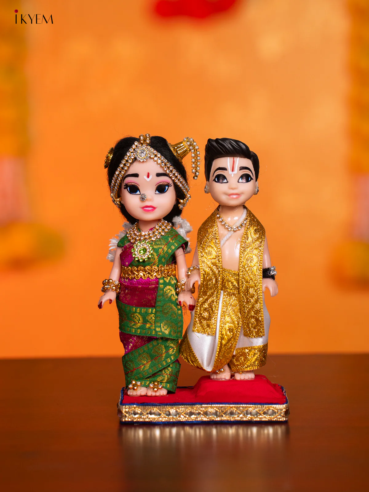 Iyengar Couple - Golu Display Doll - 7 Inches - KI09145