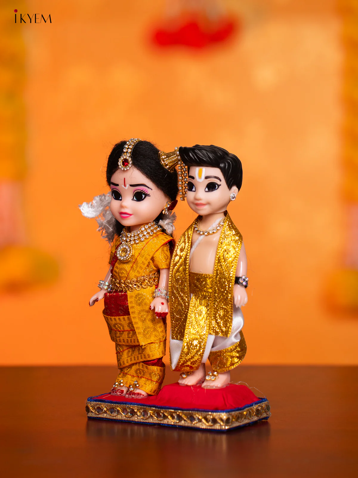Iyengar Couple - Golu Display Doll - 7 Inches - KI09149 - Image 3