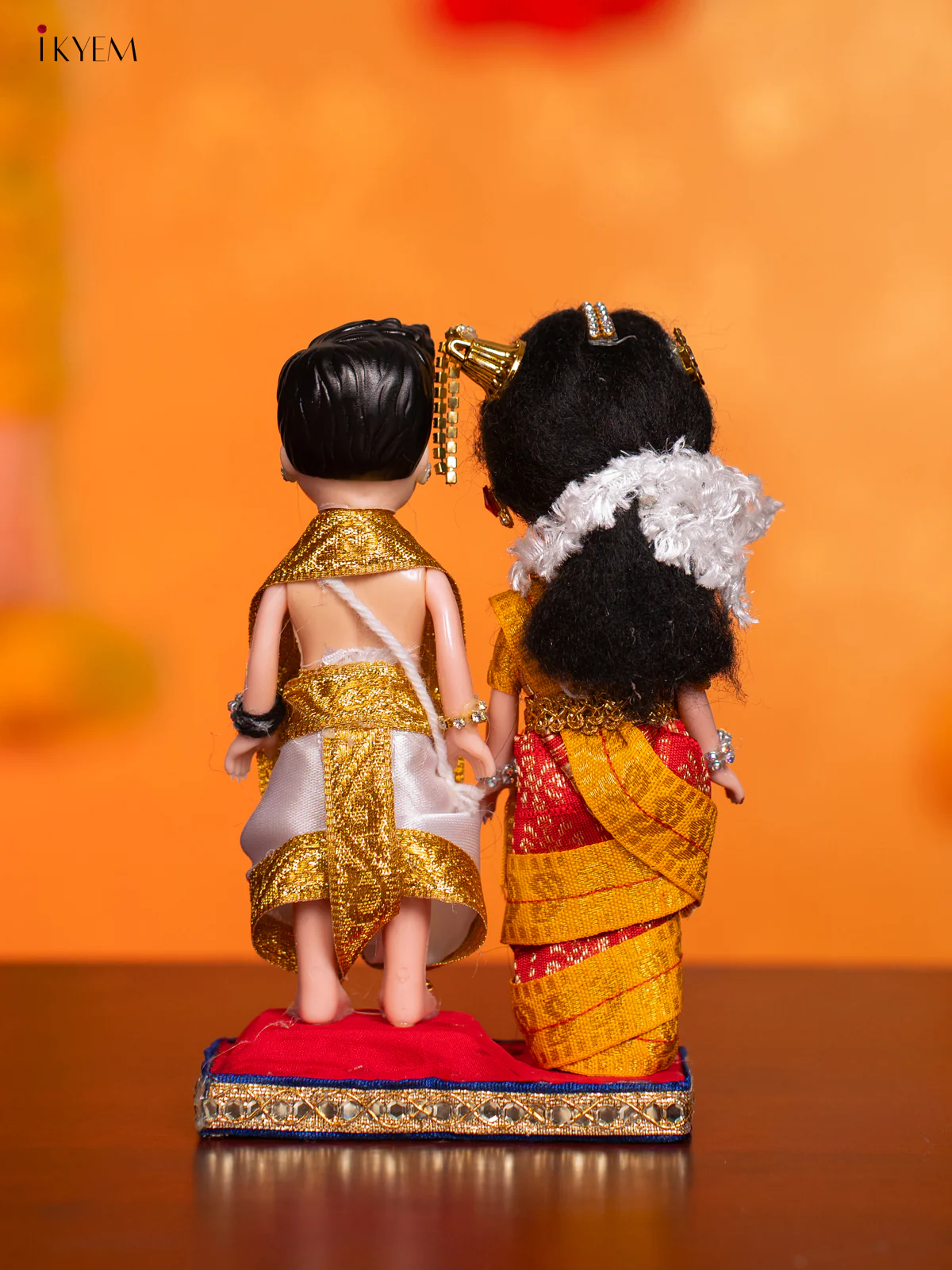 Iyengar Couple - Golu Display Doll - 7 Inches - KI09149 - Image 4