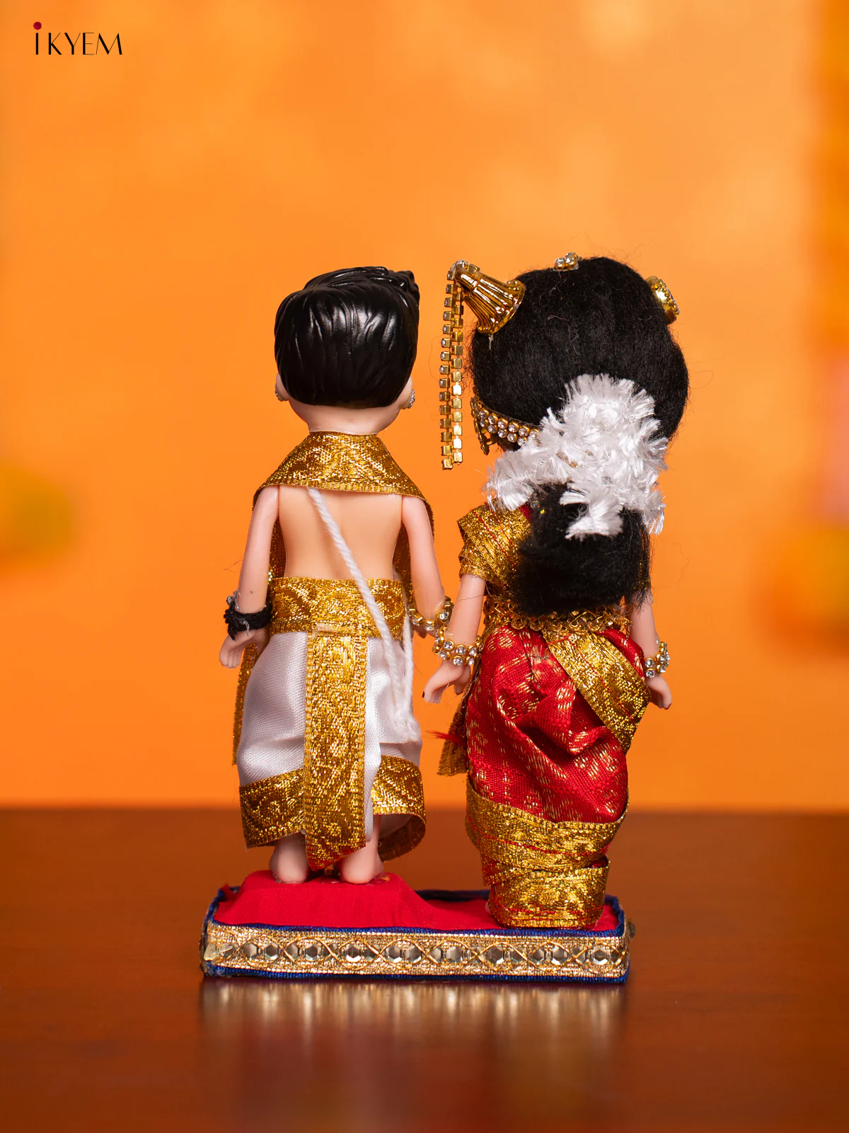 Iyengar Couple - Golu Display Doll - 7 Inches - KI09155 - Image 4