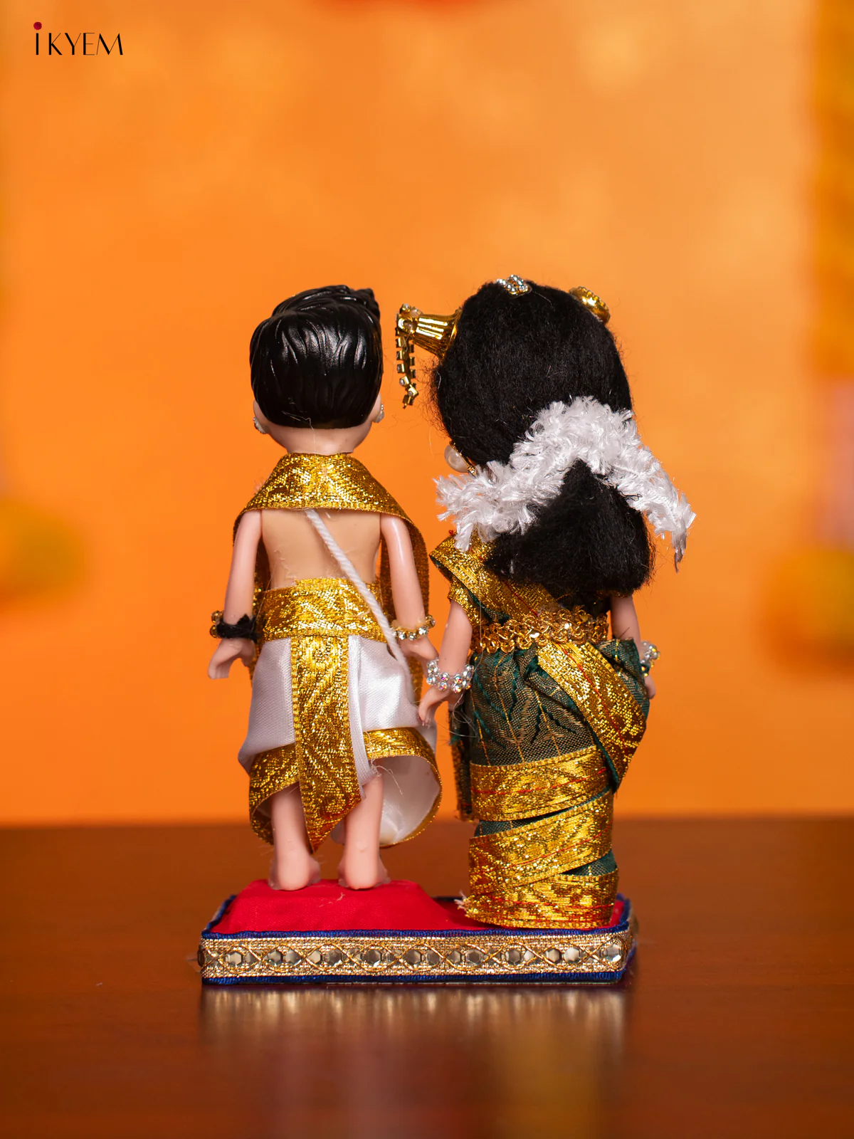 Iyengar Couple - Golu Display Doll - 7 Inches - KI09156 - Image 4