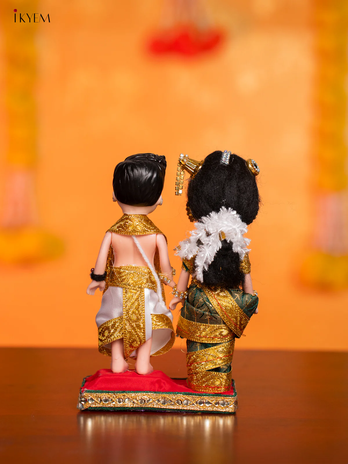 Iyengar Couple - Golu Display Doll - 7 Inches - KI09161 - Image 4