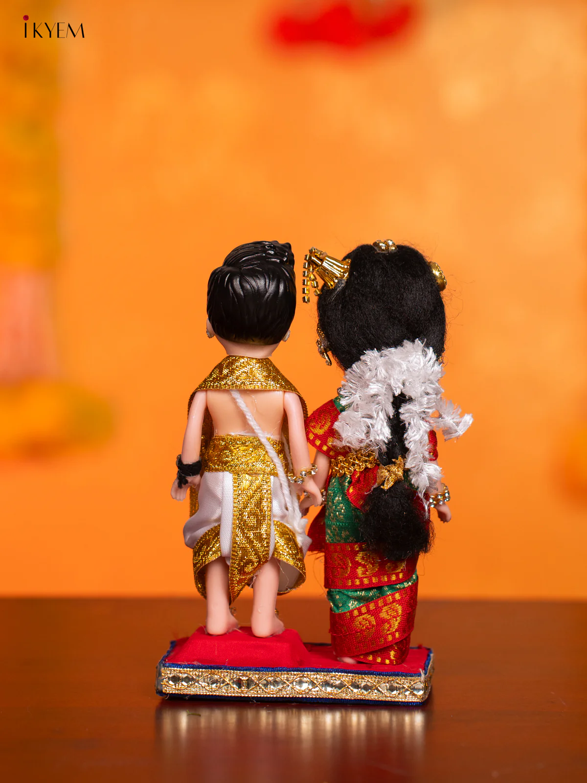 Iyengar Couple - Golu Display Doll - 7 Inches - KI09162 - Image 4