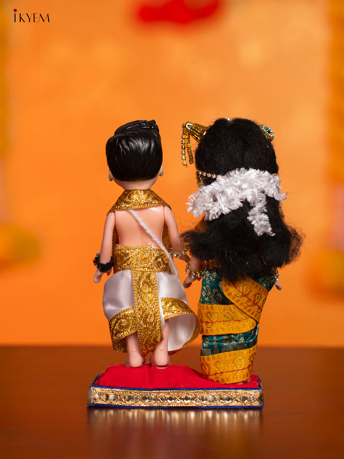 Iyengar Couple - Golu Display Doll - 7 Inches - KI09167 - Image 4