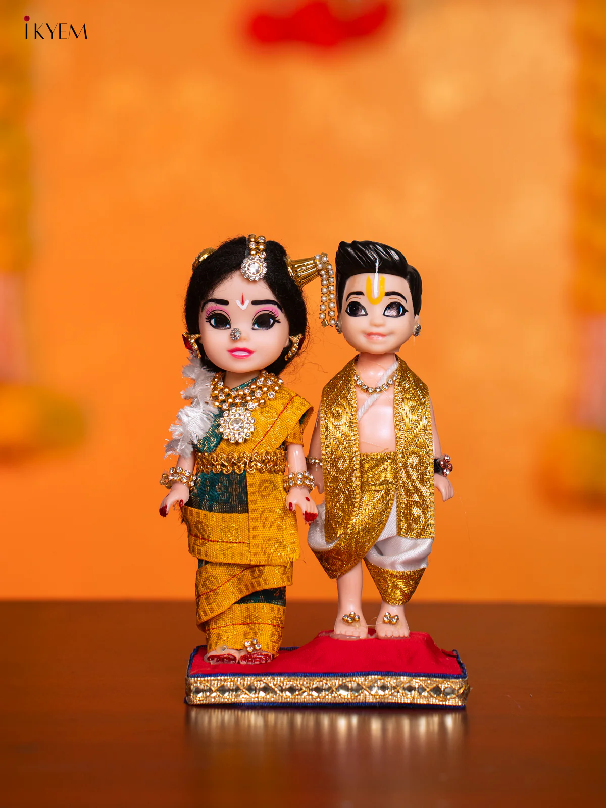 Iyengar Couple - Golu Display Doll - 7 Inches - KI09170