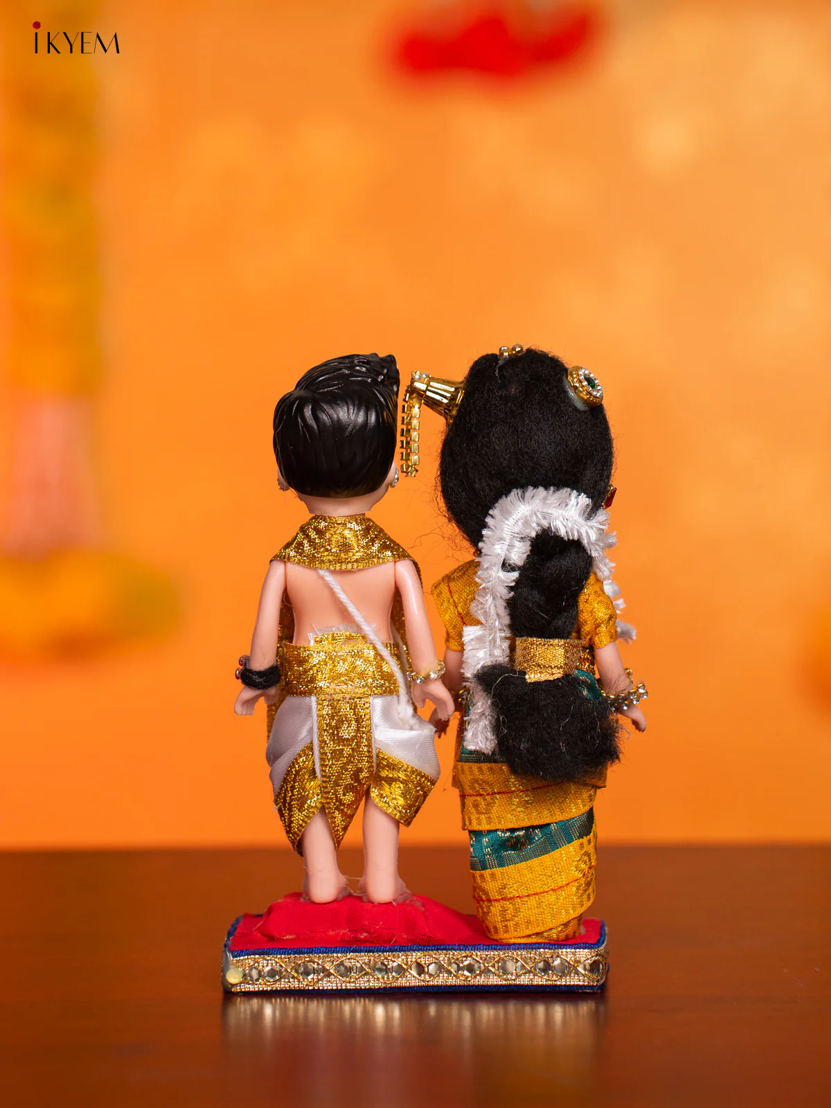 Iyengar Couple - Golu Display Doll - 7 Inches - KI09170 - Image 4