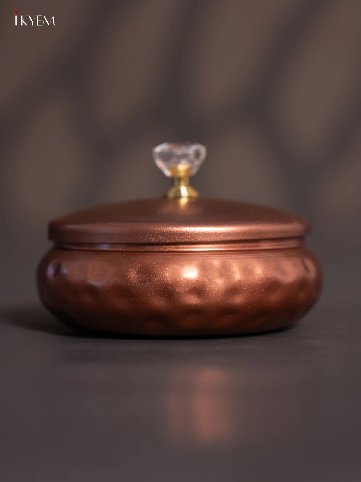 Metal Copper Coating Nut jar - 3 Inch - KI09173 - Image 2