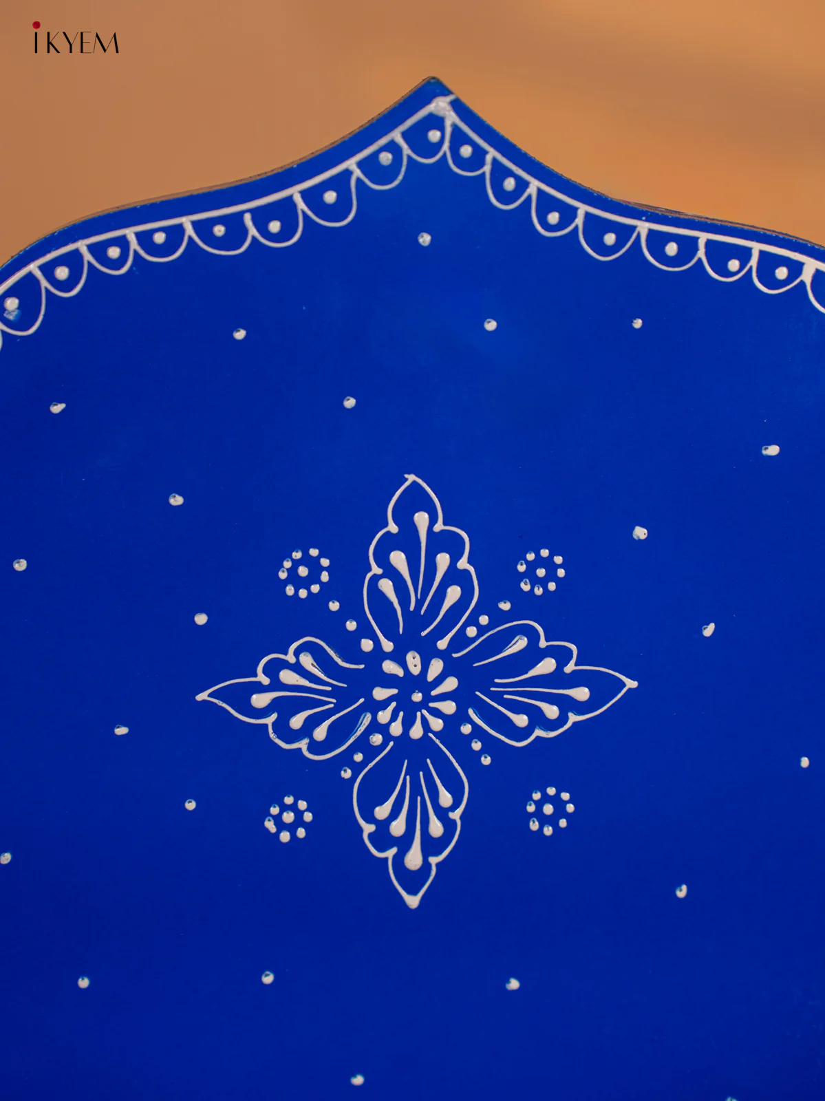 WOODEN HANDPAINTED 3 STEPS GOLU PADI - Blue - KI12140 - Image 3