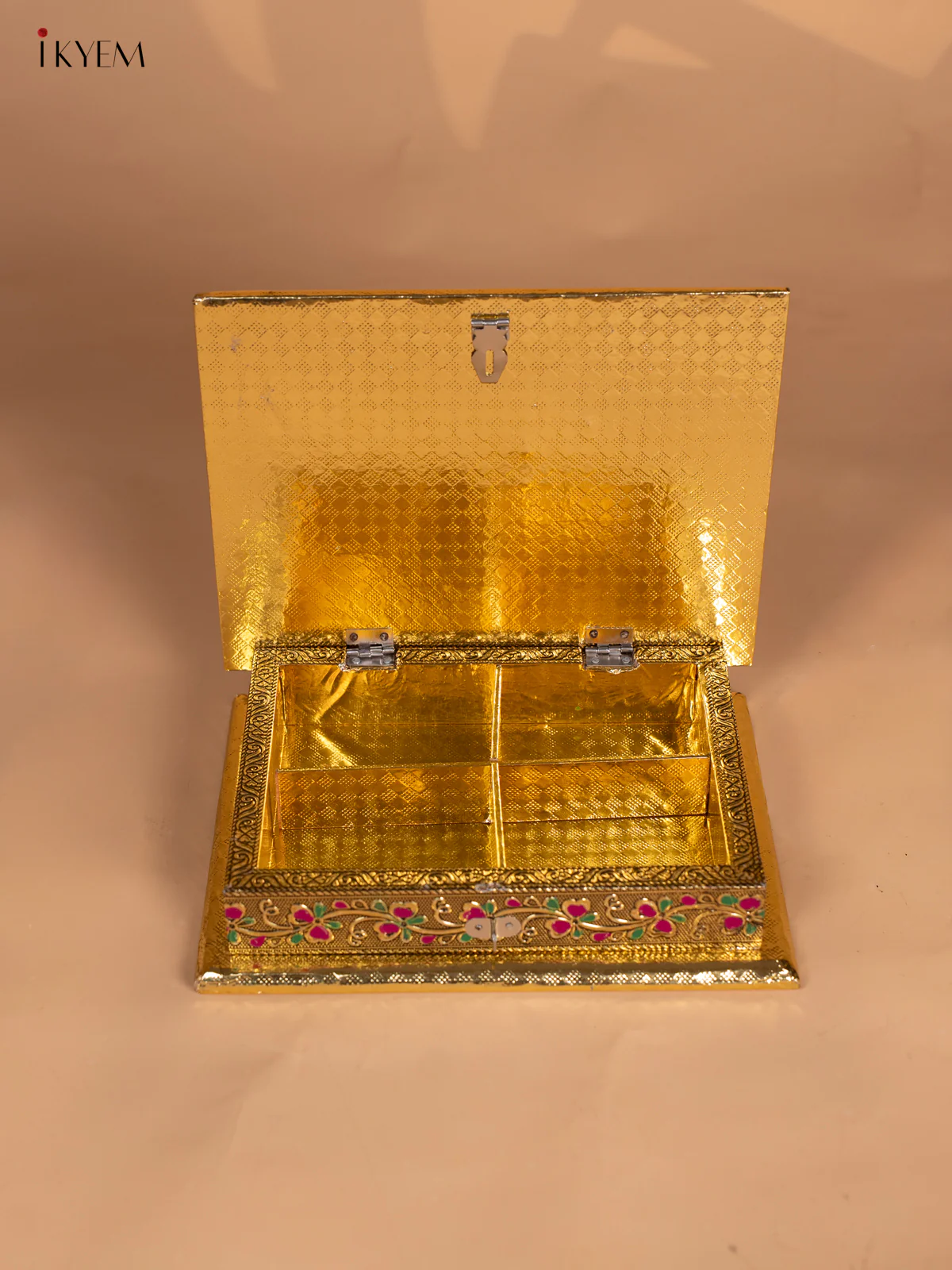 Elephant Design Dry Fruit Box - (7x9) Inches - KI15173 - Image 4