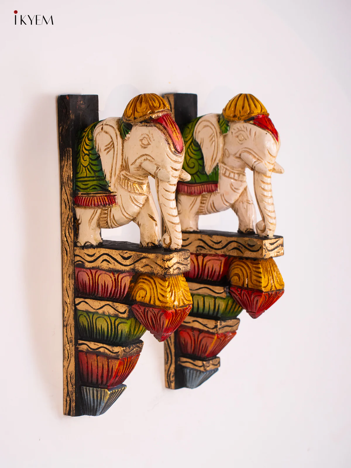 Wooden Elephant Wall Bracket - 18 Inches - KI17143 - Image 5