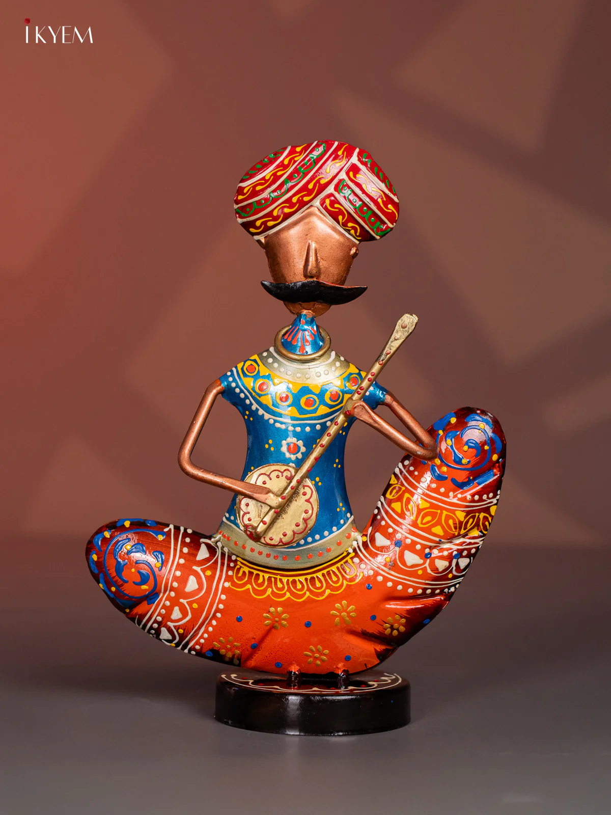 Hand-Painted Metal Musician Mens Set of 3 - 9 Inches - KI20115 - Image 4