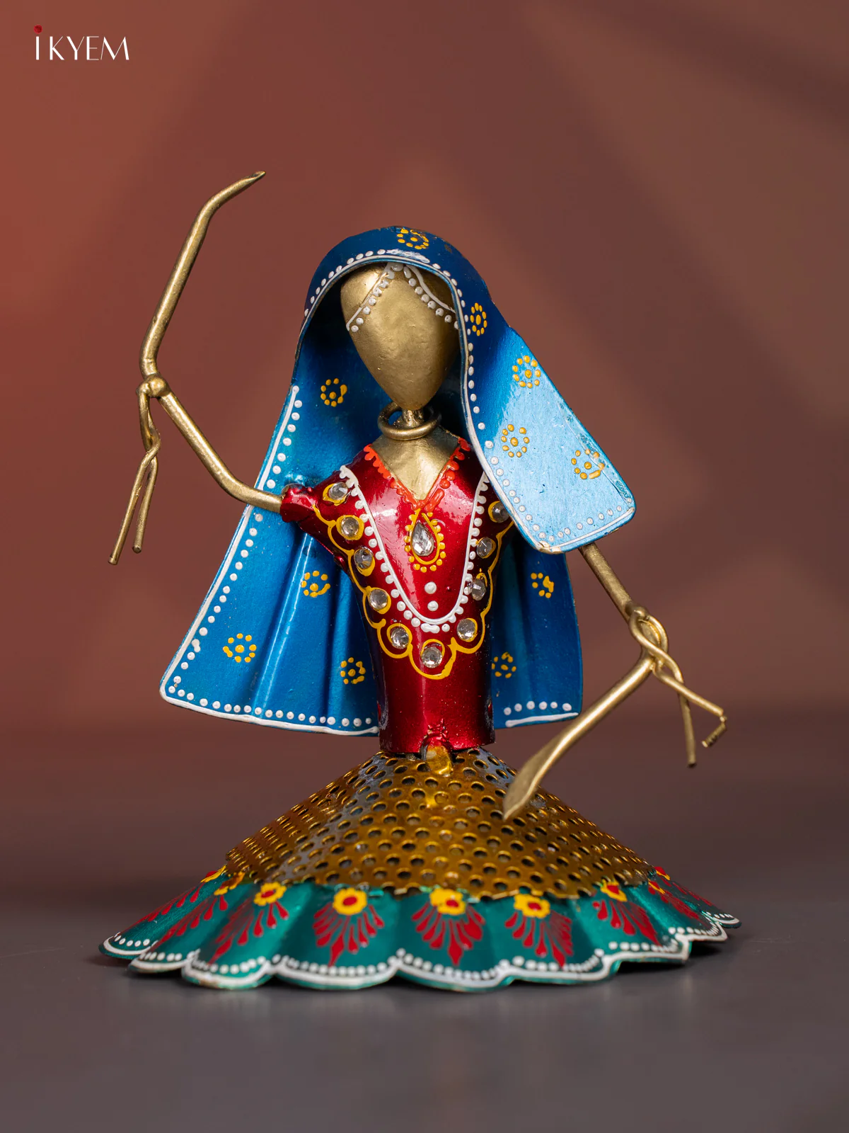 Hand-Painted Metal Dancing Ladys Set of 3 - KI20123 - Image 5