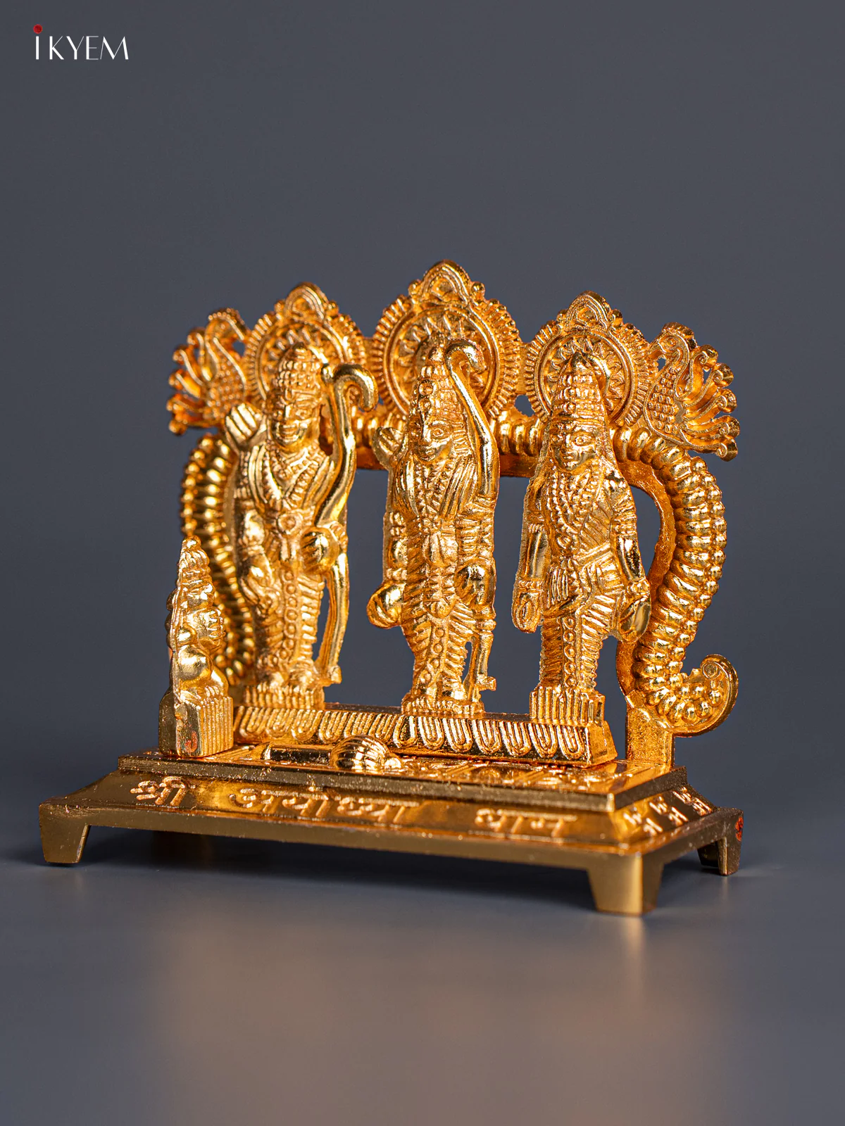 Gold Plated ram Dharbar - 4 Inch - KI20151 - Image 2