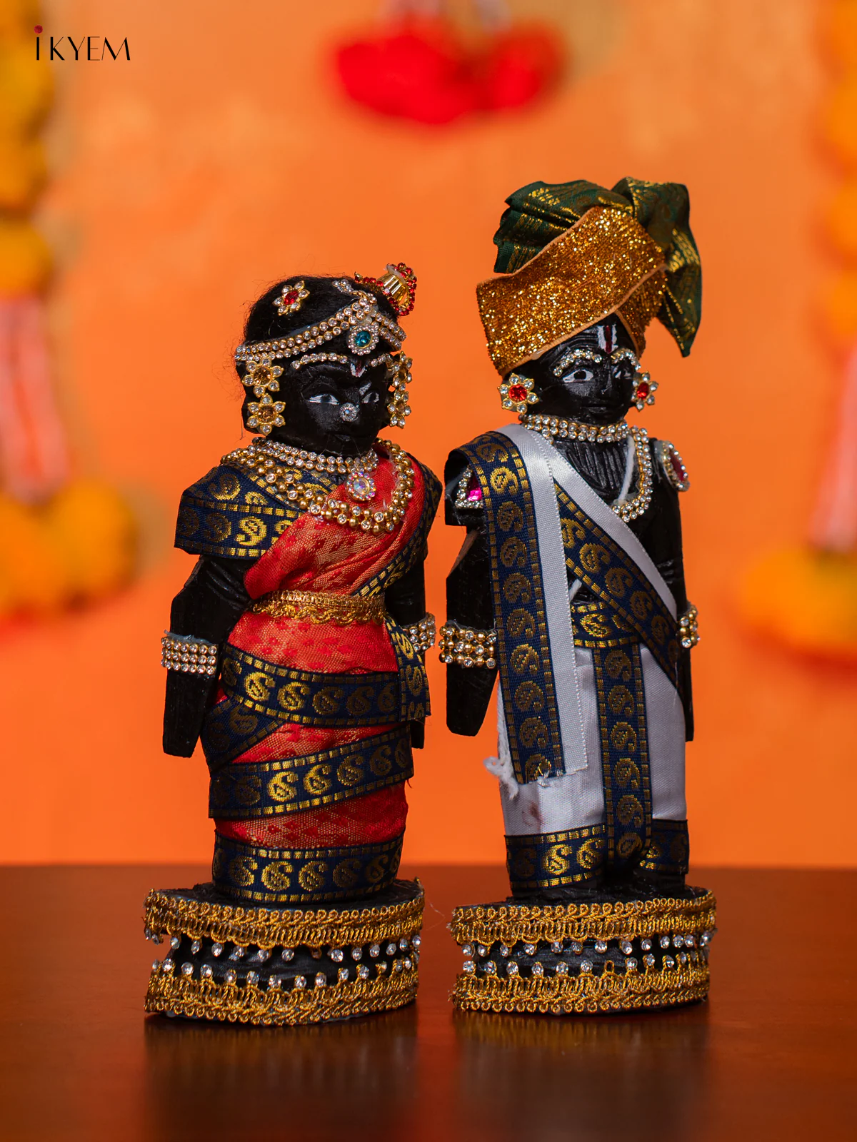 Iyer Style Marapachi - Golu Display Doll - 9 Inches - KI26121 - Image 2