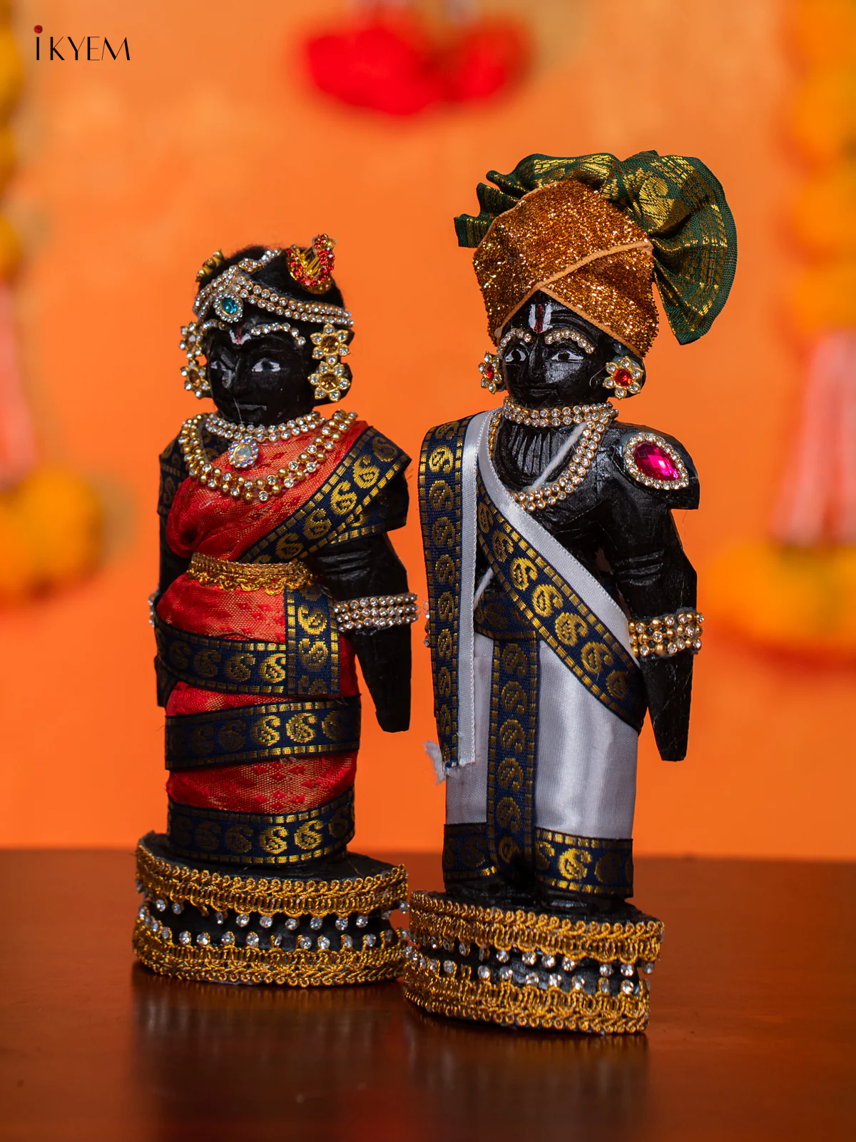 Iyer Style Marapachi - Golu Display Doll - 9 Inches - KI26121 - Image 3
