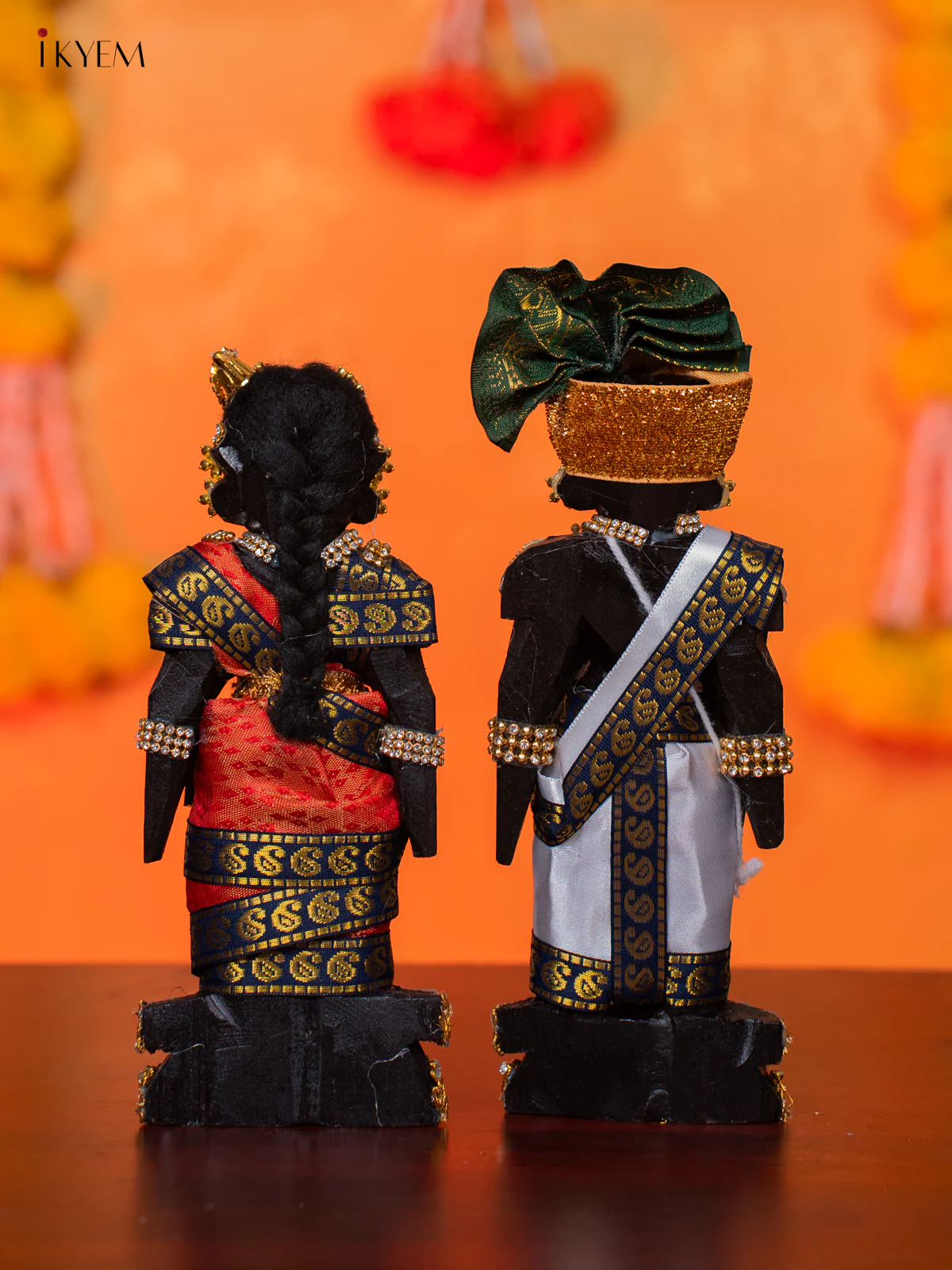 Iyer Style Marapachi - Golu Display Doll - 9 Inches - KI26121 - Image 4