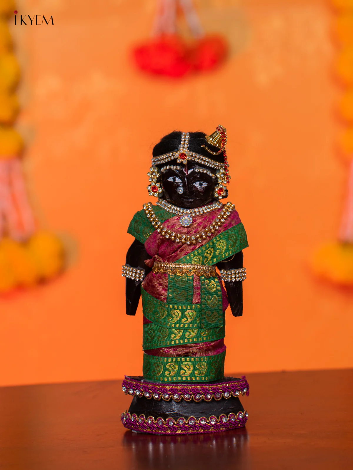Iyer Style Marapachi - Golu Display Doll - 9 Inches - KI26122 - Image 6