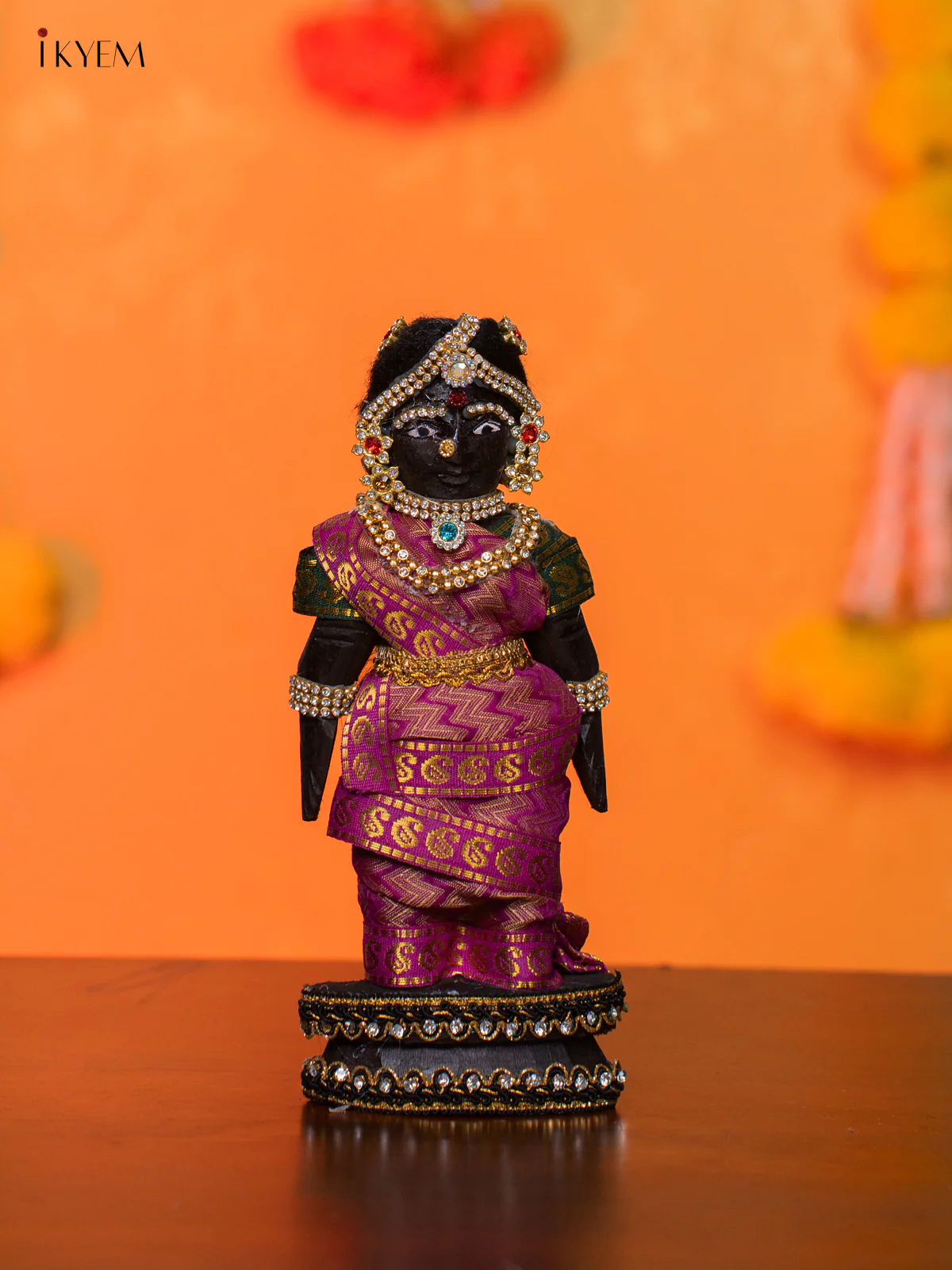 Iyer Style Marapachi Golu Doll - 9 Inches - KI26126 - Image 6
