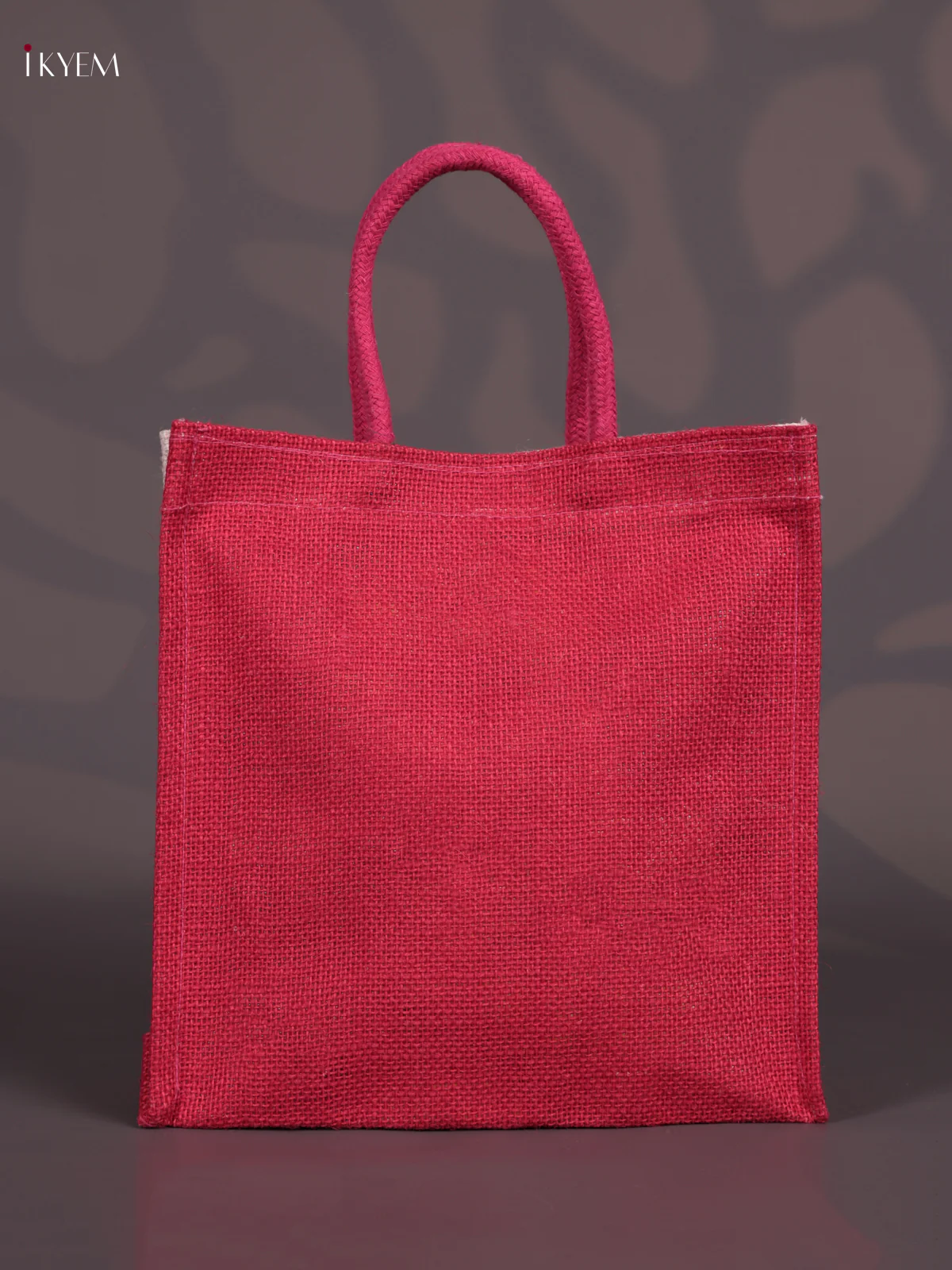 Peacock Jute Bag - Red - KI30111 - Image 3