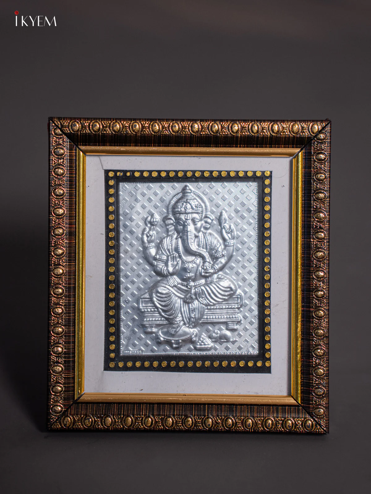 German Silver Ganesha Frame - KJ01116