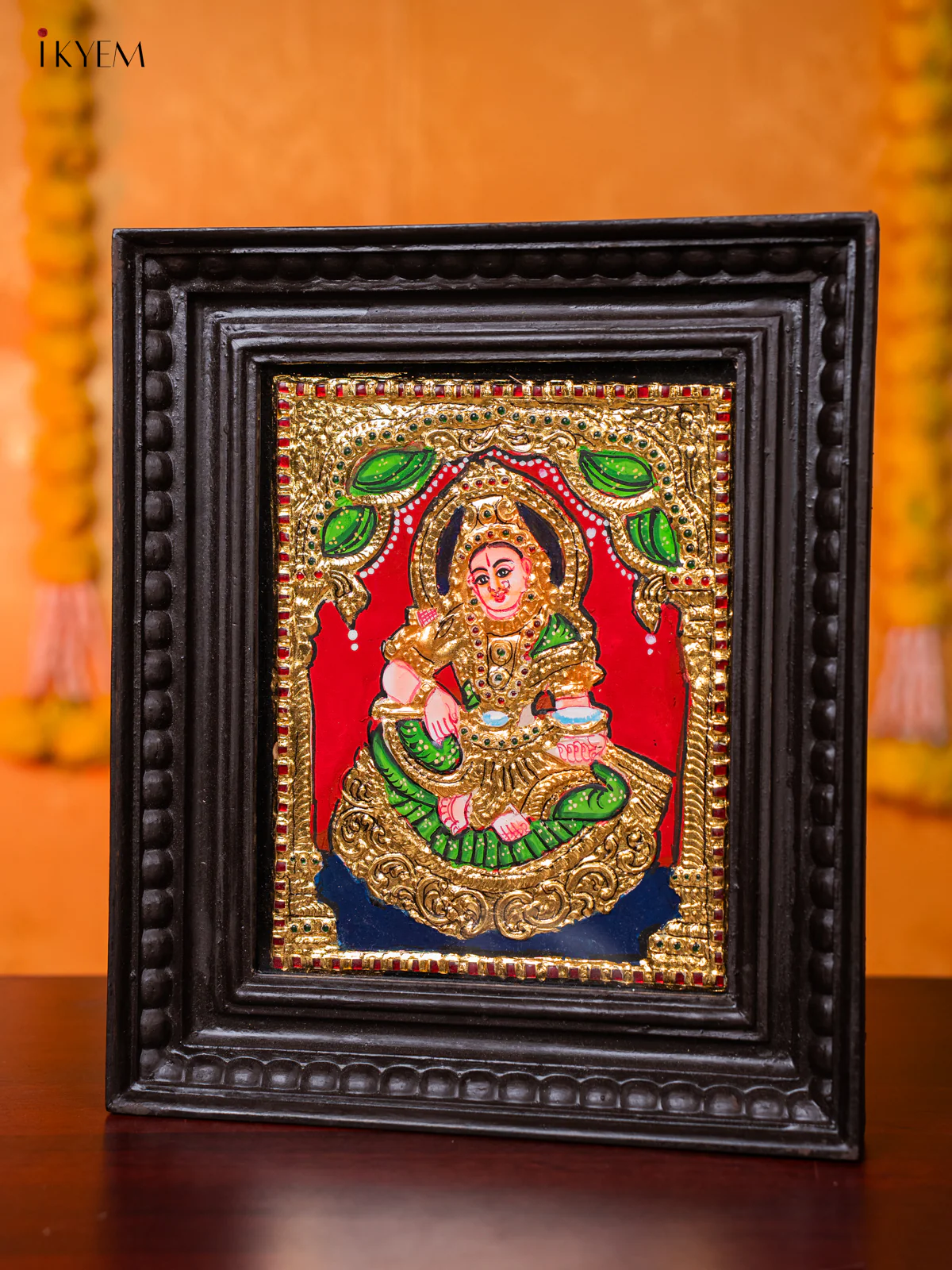 Annapoorani Tanjore painting (13*11) - KJ03165 - Image 2