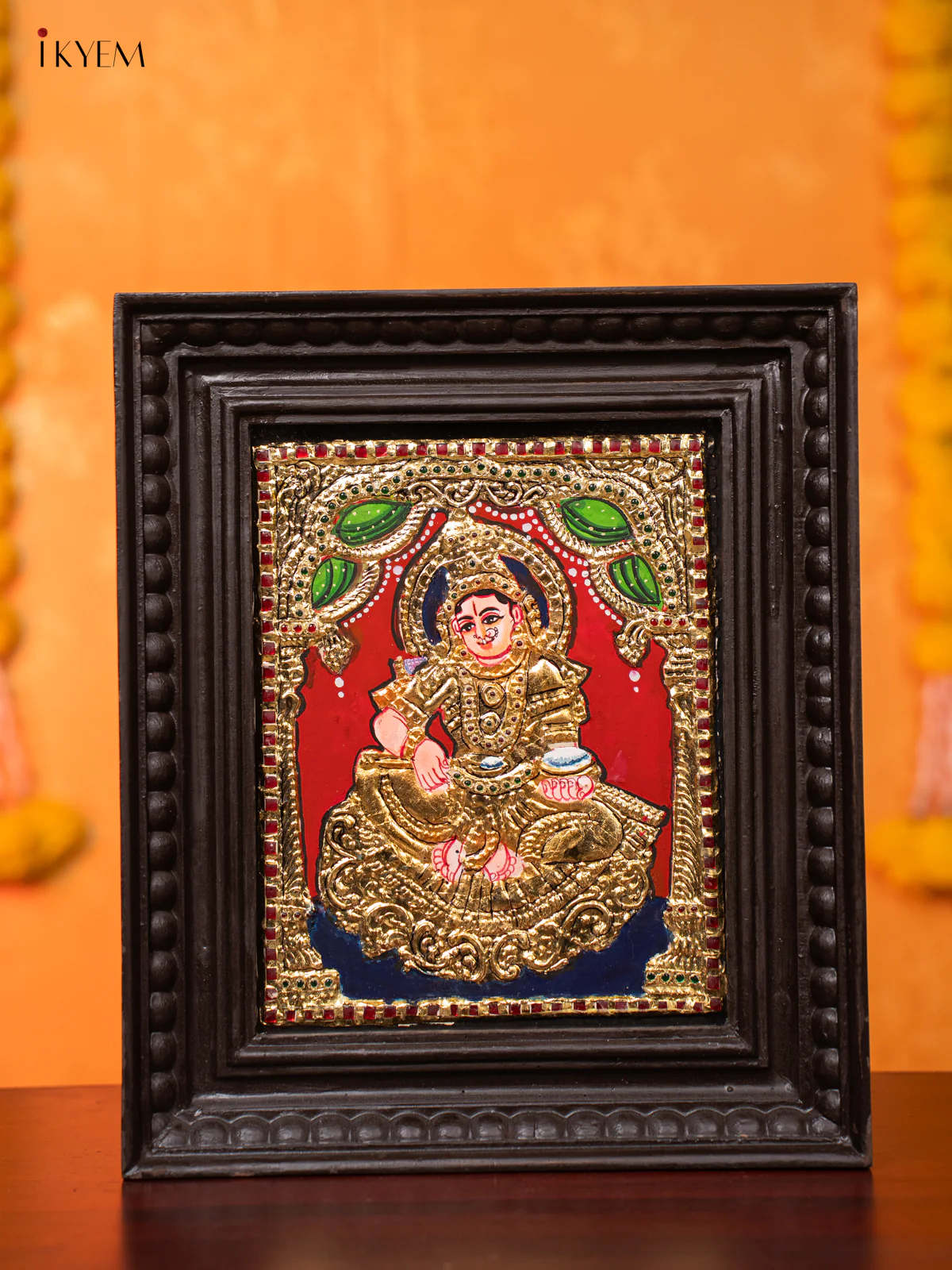 Annapoorani Tanjore painting - (13×11) Inch - KJ03167