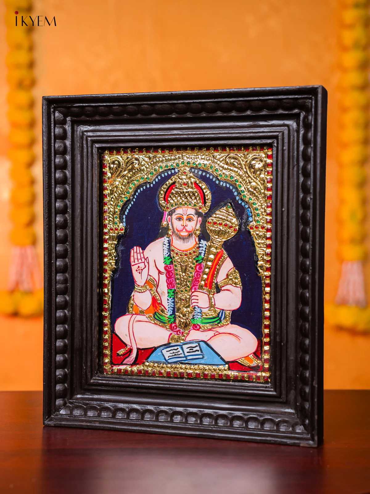 Hanuman Tanjore painting (13*11) - KJ03169 - Image 2