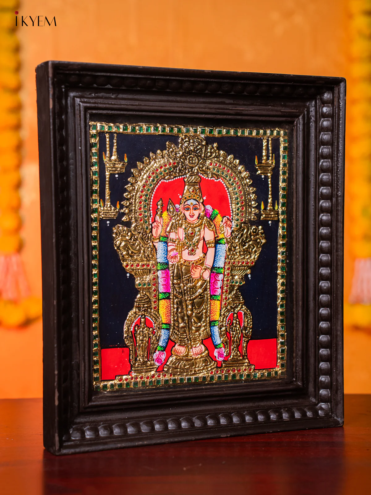 Thirchendur Murugar Tanjore painting (15*13) - KJ03182 - Image 4