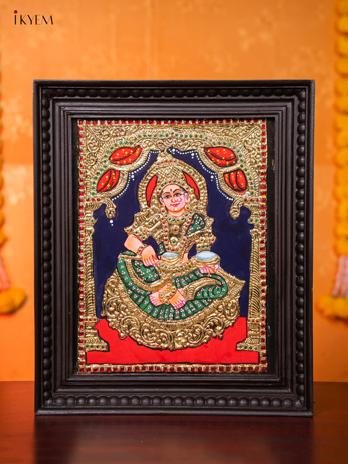 Annapoorani Tanjore Painting - (18×15) - KJ03229