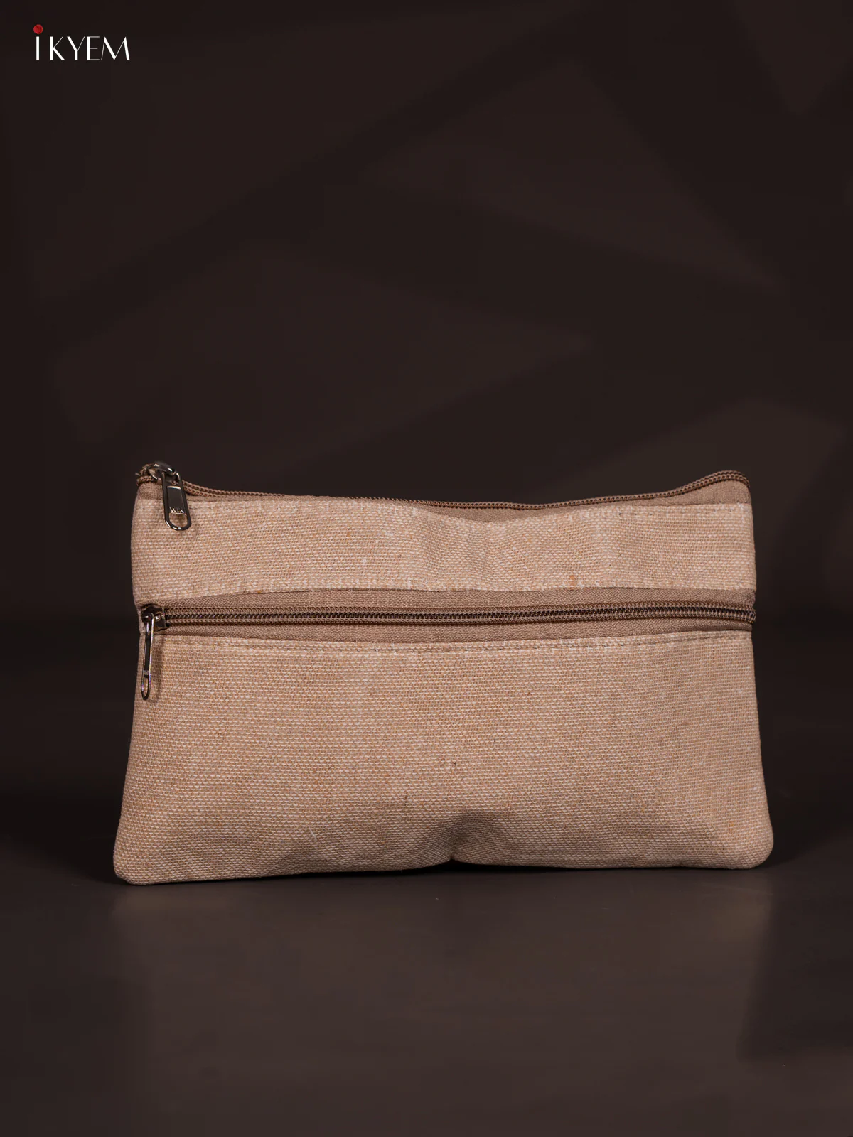 Jute Purse - Black & Brown ZigZag - KJ04176 - Image 3
