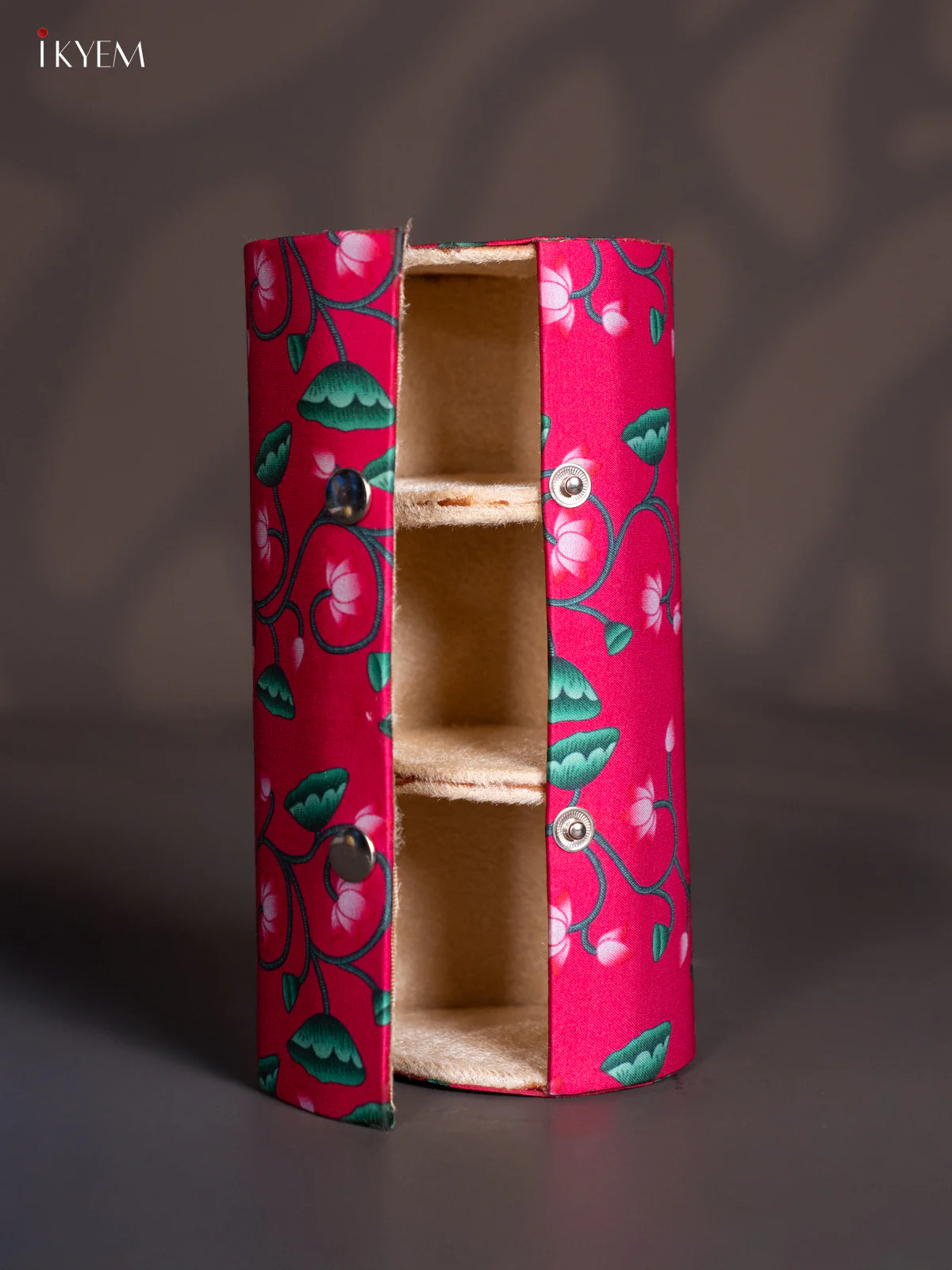 Pichwai Bangle Box - Pink - KJ06114 - Image 3