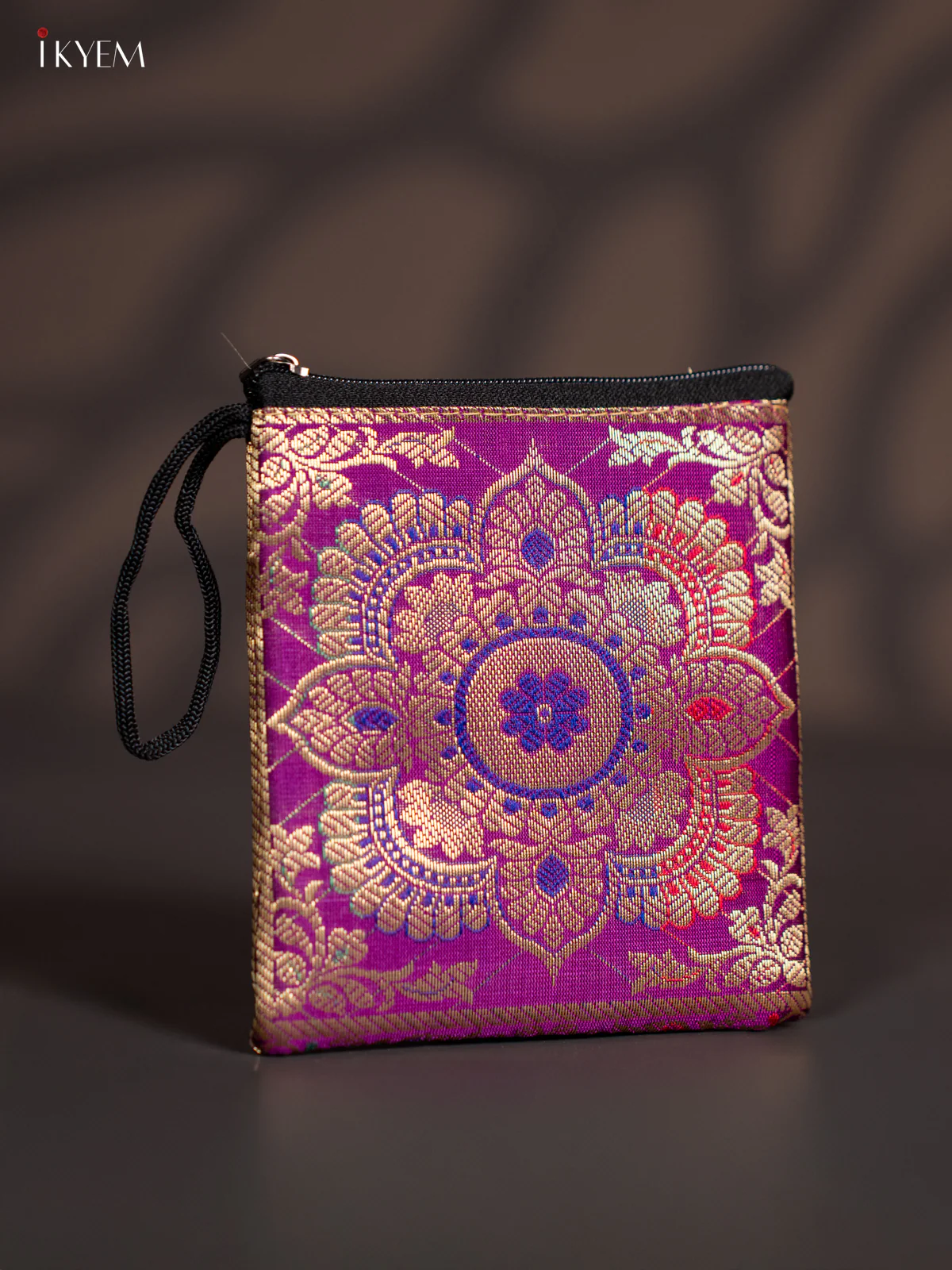 Banarasi Coin Pouch - Purple - 5 Inch - KJ06164