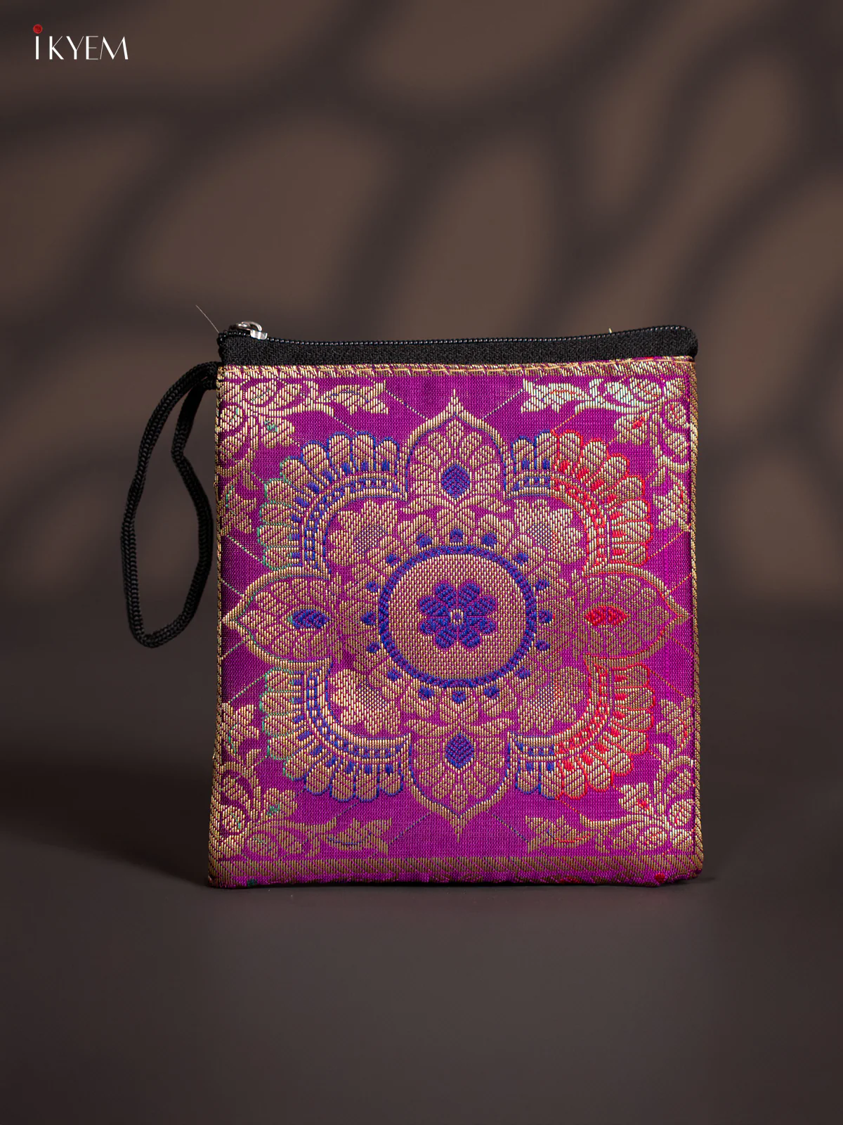 Banarasi Coin Pouch - Purple - 5 Inch - KJ06164 - Image 2