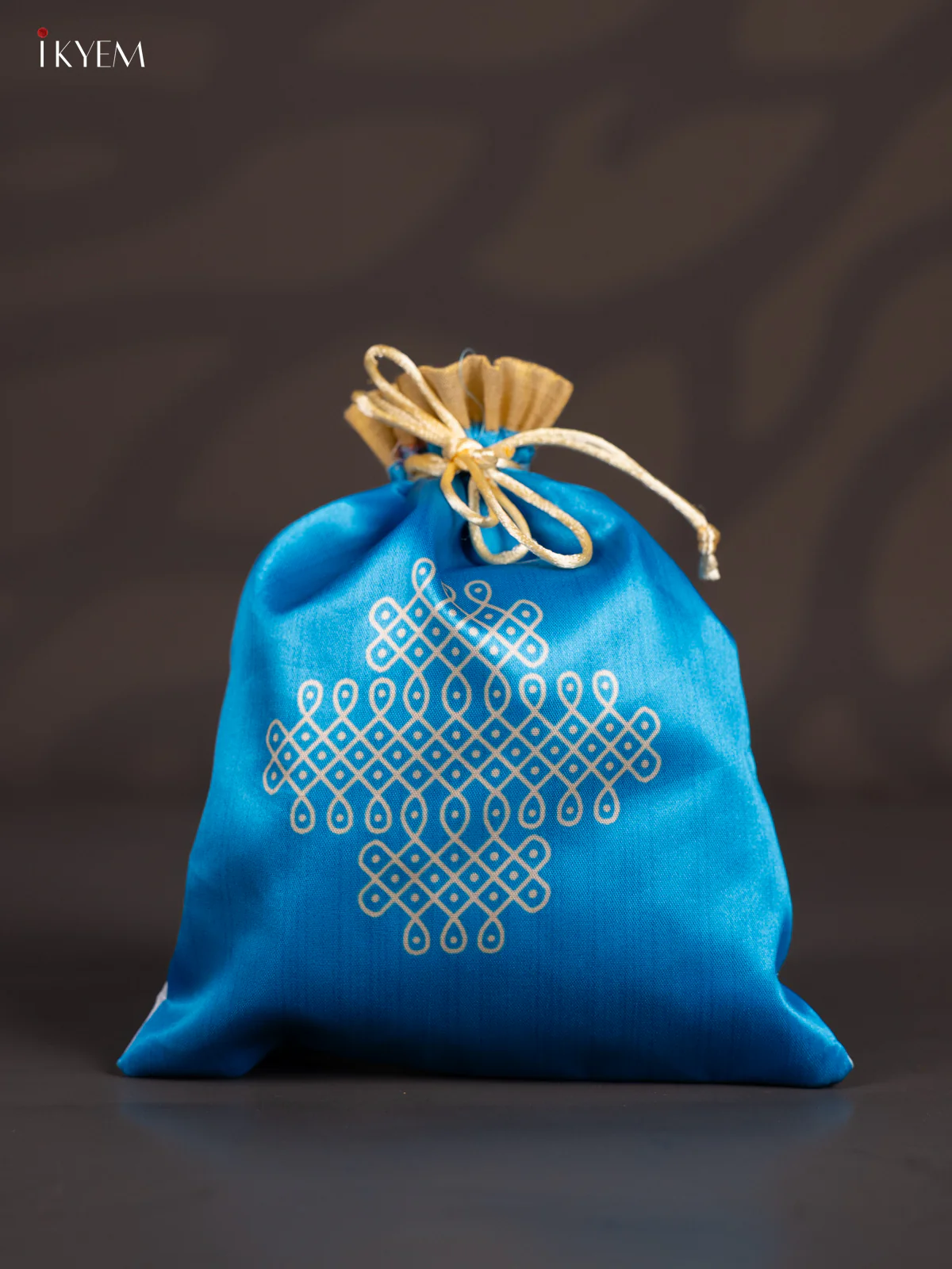 Kolam Potil Bag - Sky Blue - 9 Inch - KJ11118