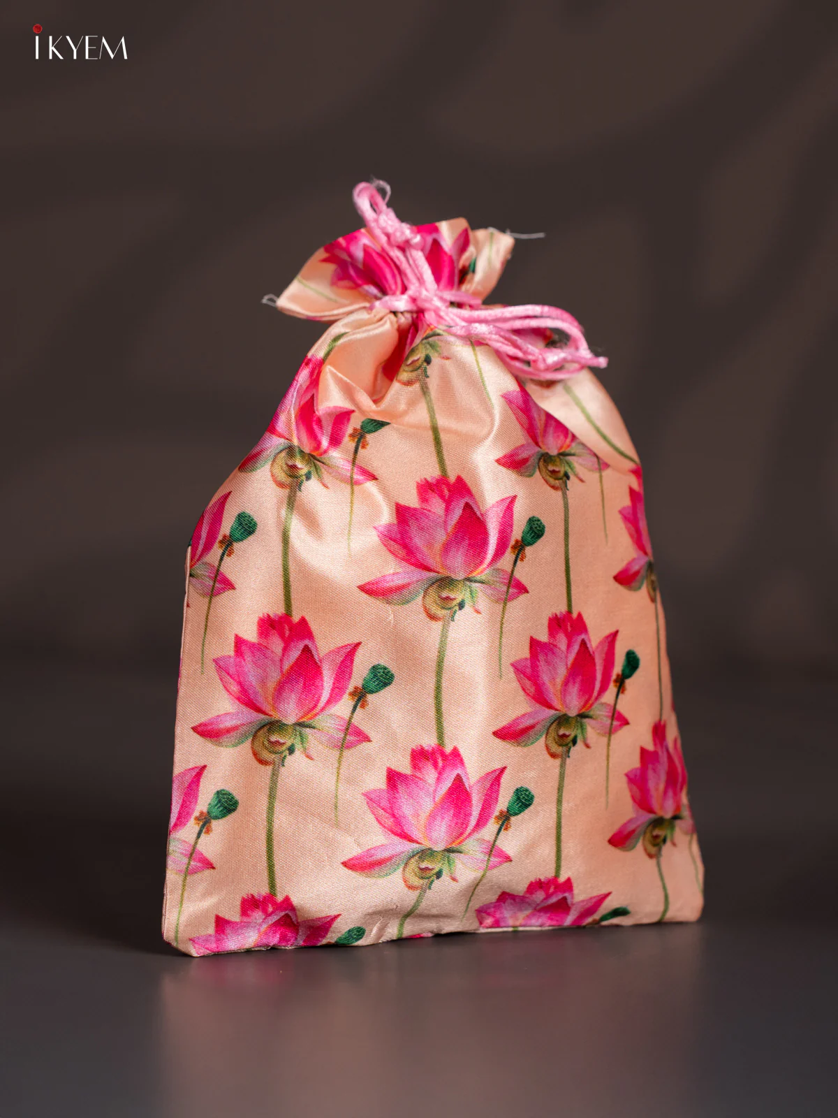 Lotus Potli Bag - Cream - KJ11156 - Image 2