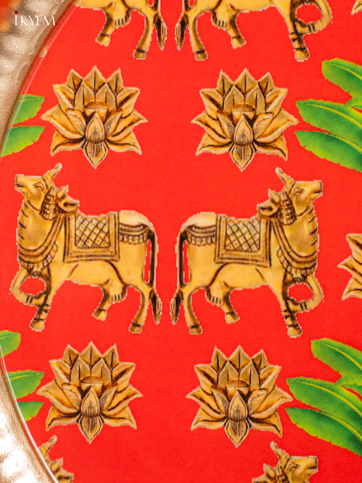 Cow Digital Printed Metal Plate - Red - KJ21115 - Image 3