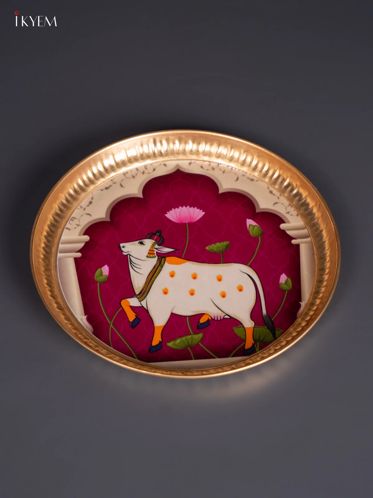 Cow Digital Printed Metal Plate - Purple - KJ21121 - Image 2
