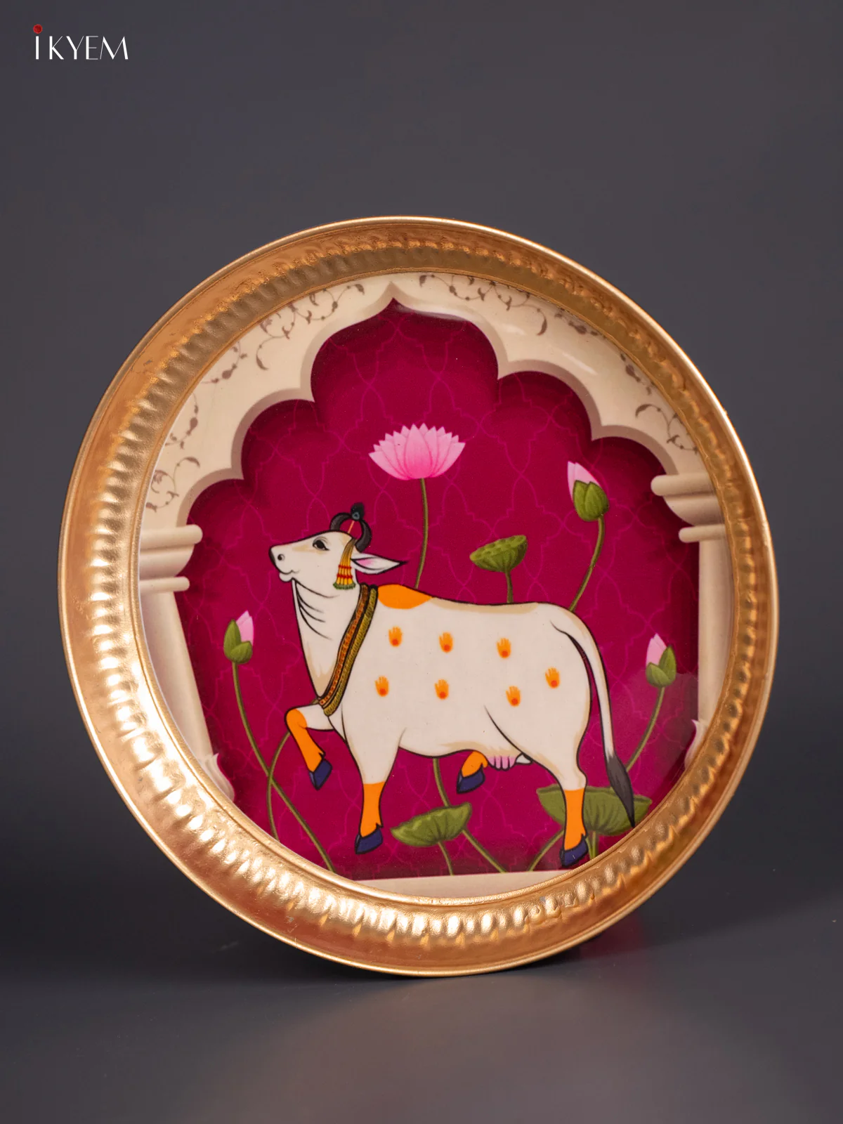 Cow Digital Printed Metal Plate - Purple - KJ21121 - Image 4