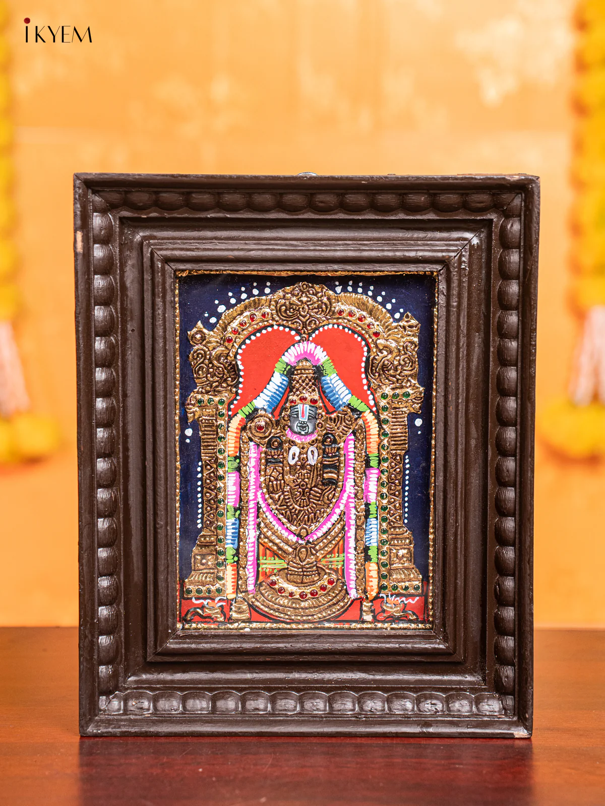 Balaji Tanjore Painting  (11x9 Inch) - KJ28112