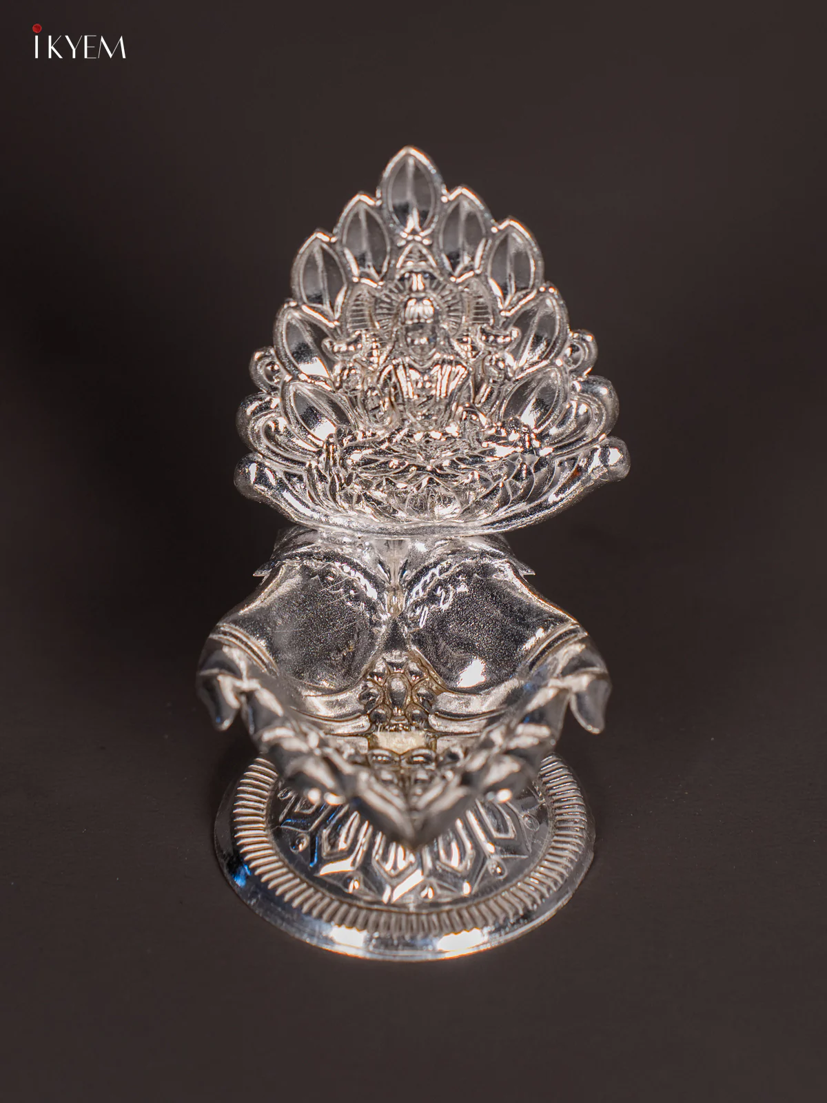 German Silver Lakshmi  Deepam - KK05140 - Image 2