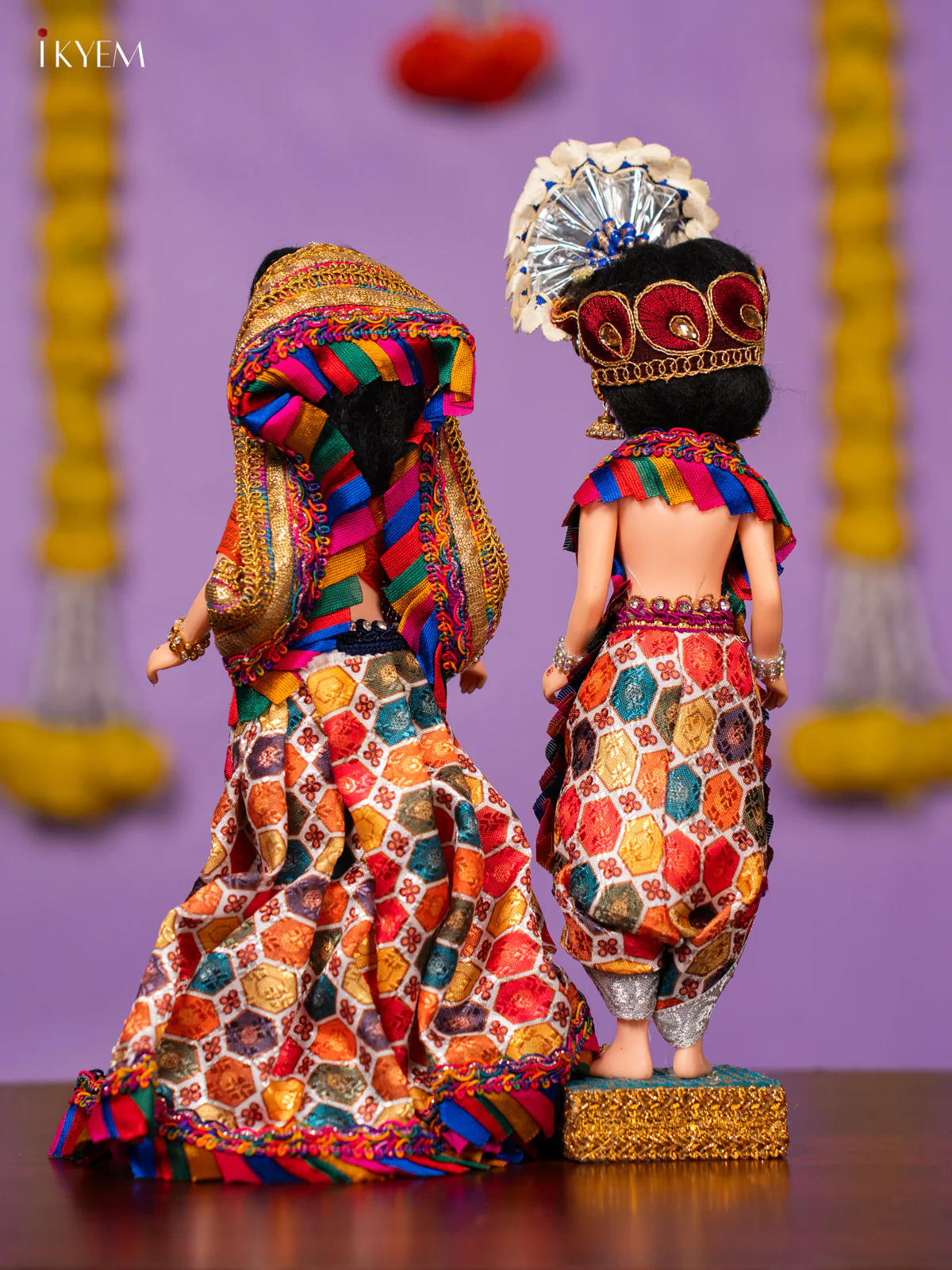 RADHA KRISHNA - Golu Display Doll - 10 inch - KK06170 - Image 4