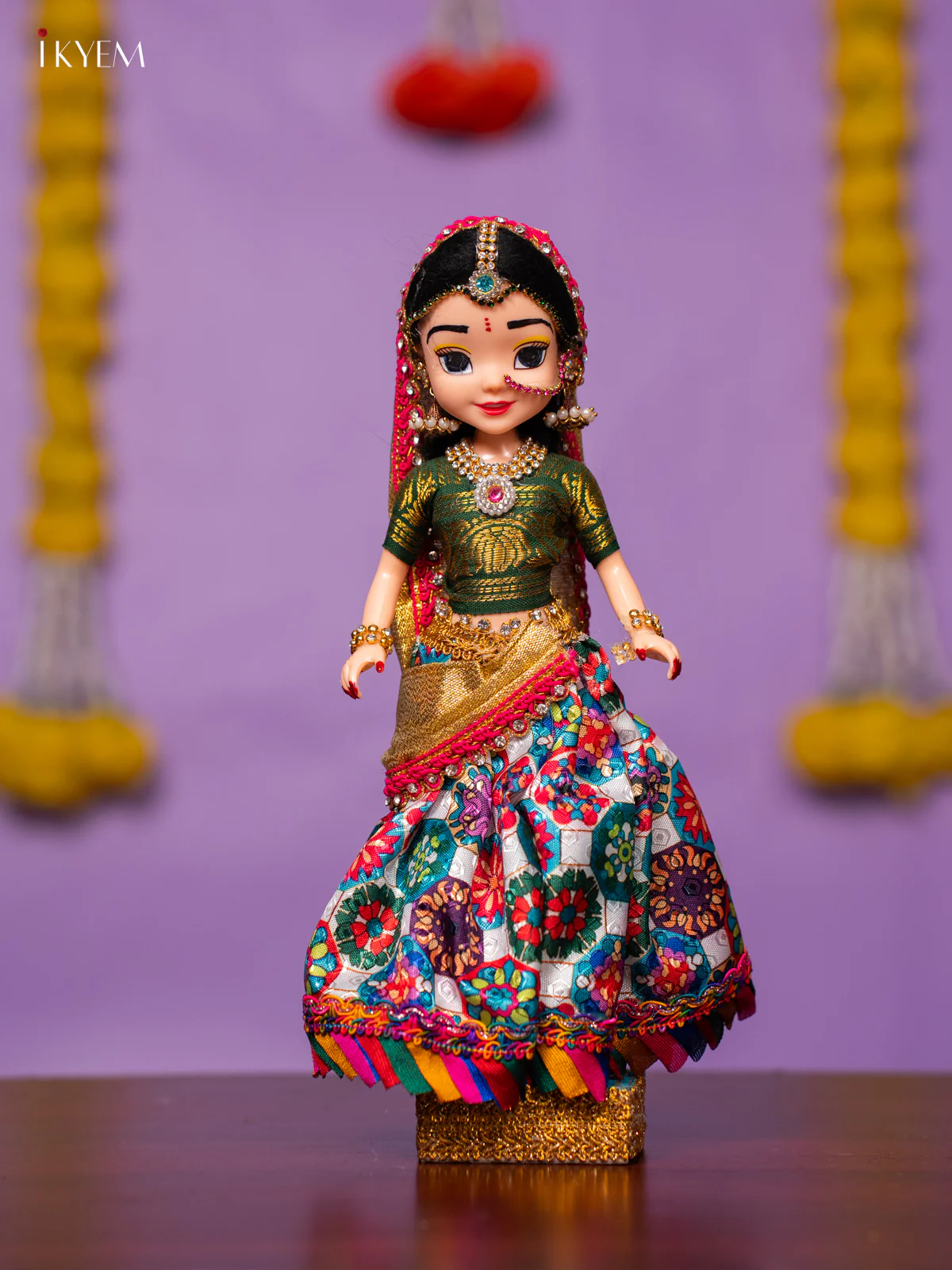 Radha Krishna Golu Doll - 10 Inches - KK06171 - Image 6