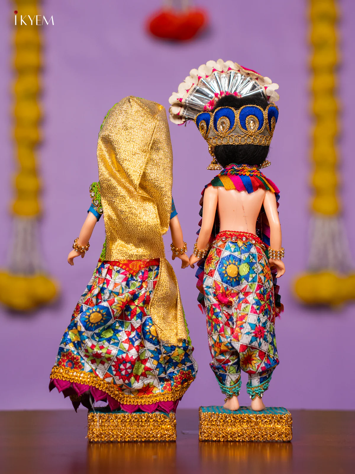 Radha Krishna Golu Doll - 10 Inches - KK06172 - Image 4