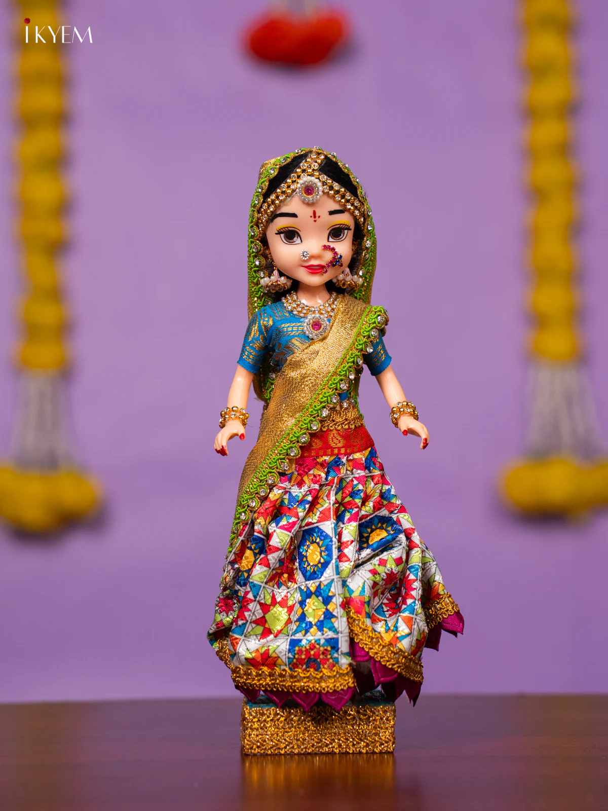 Radha Krishna Golu Doll - 10 Inches - KK06172 - Image 6