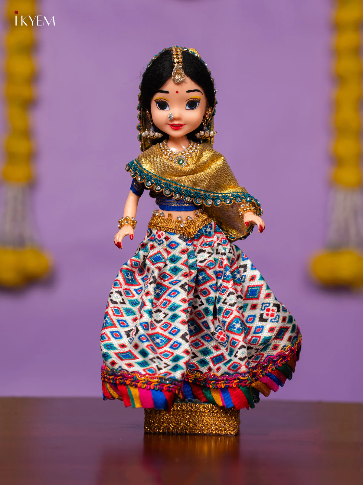 Radha Krishna Golu Doll - 10 Inches - KK06177 - Image 6